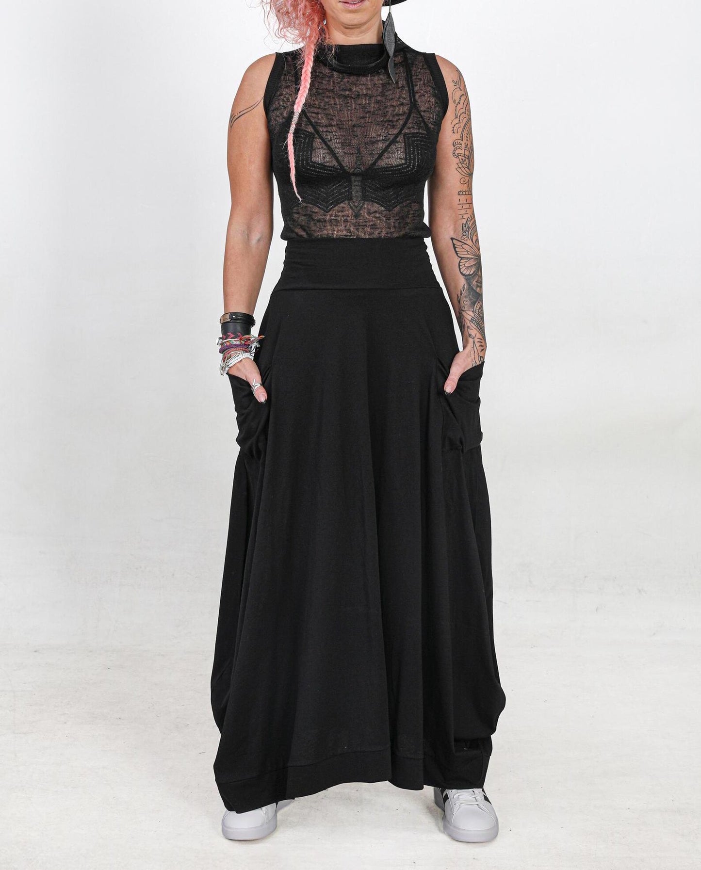 Maxi Black Skirt