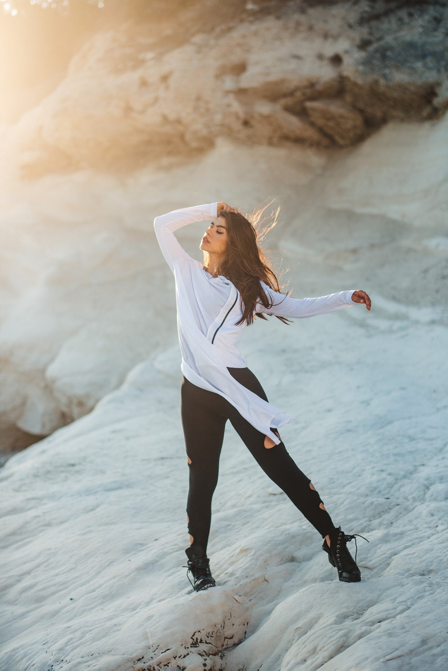 Women's Extravagant White Cardigan