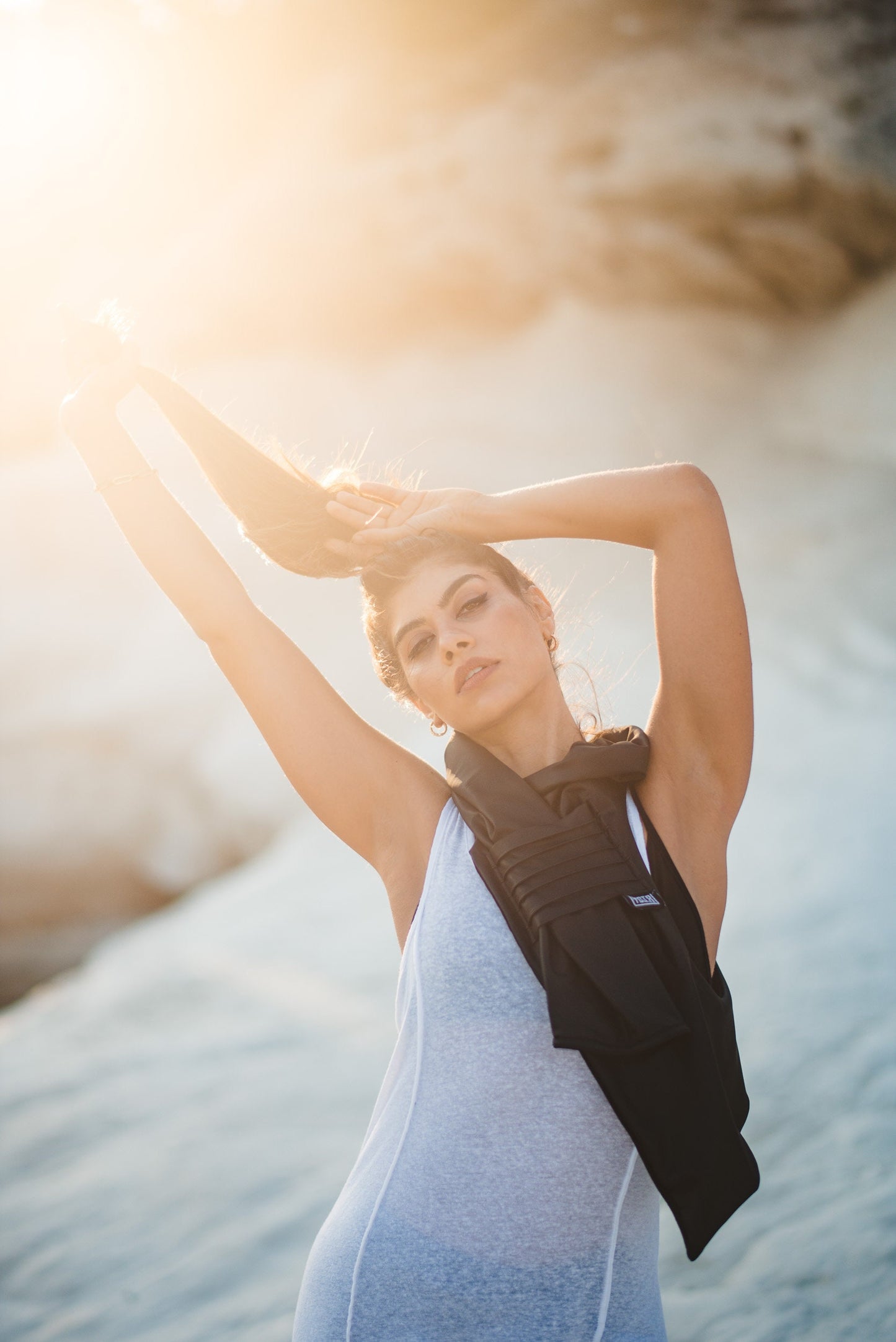 Faux Leather Unisex Shawl Collar