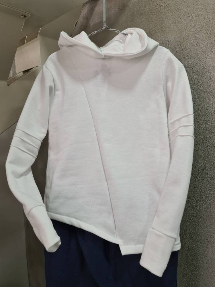 Kids Edgy Hood Sweater With Thumb Holes