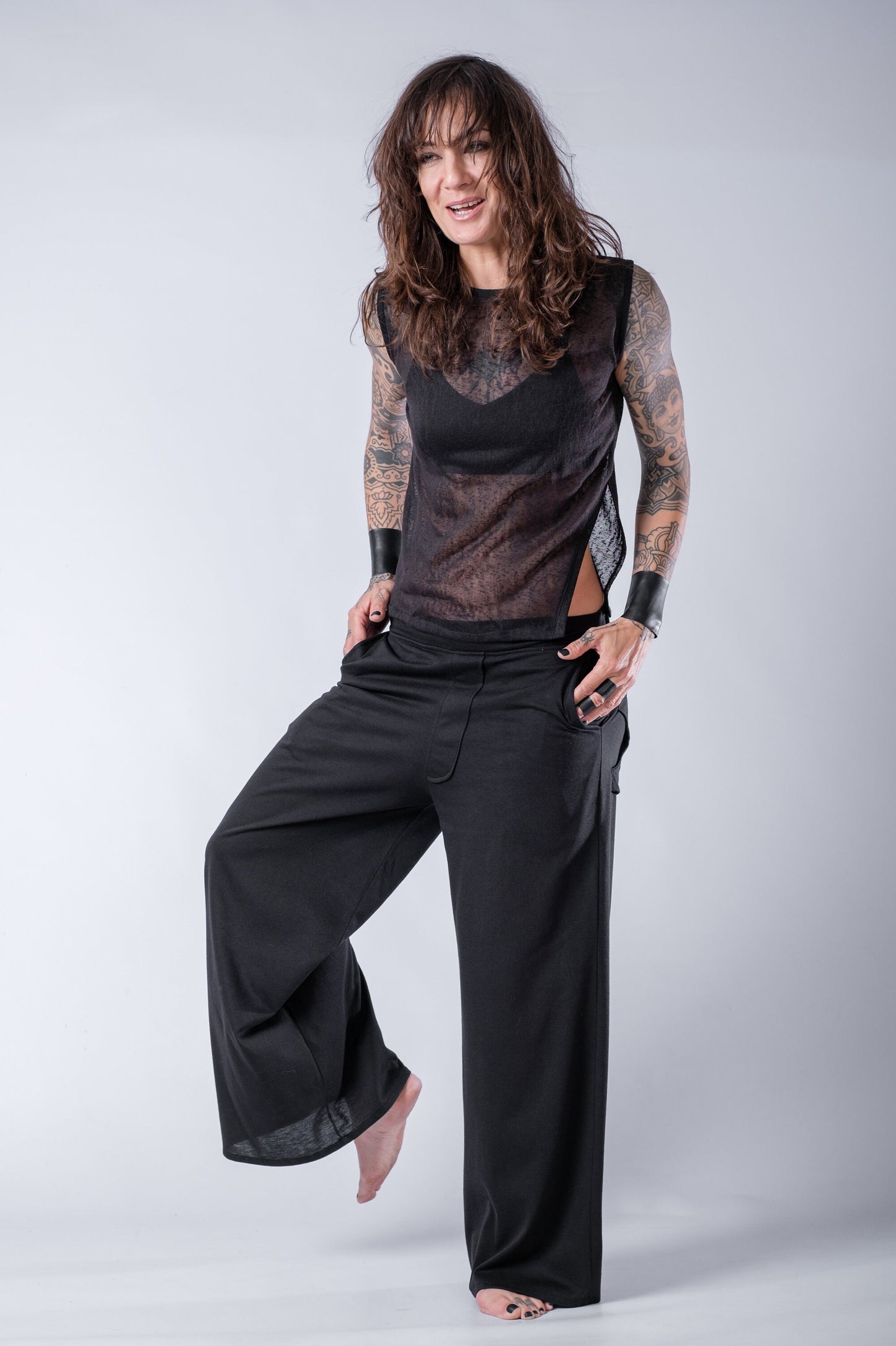 Cotton Loose Wide Leg Pants