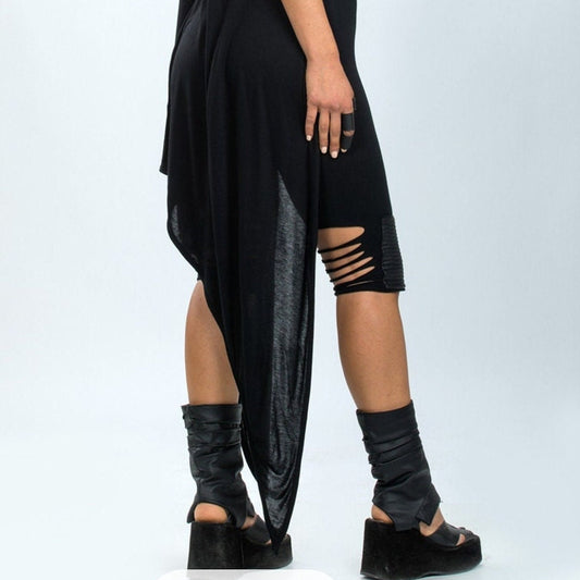 Faux Leather Leg Warmers