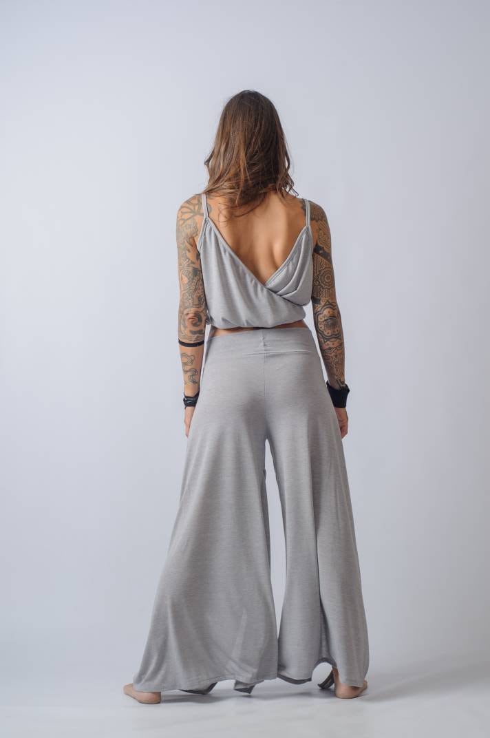 New High Waisted Wide Leg Pants