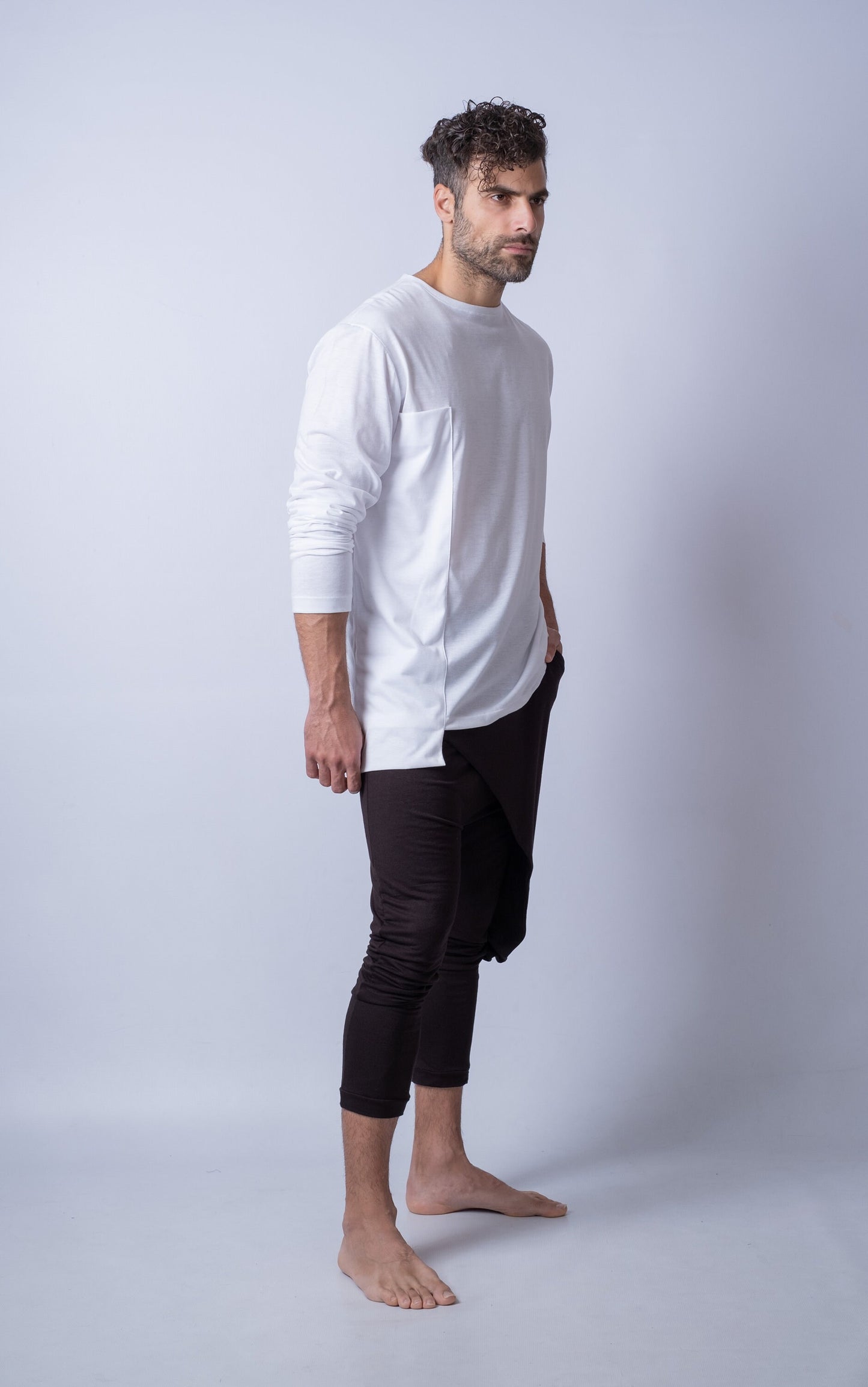 Men's Longline Long Sleeve T-Shirt