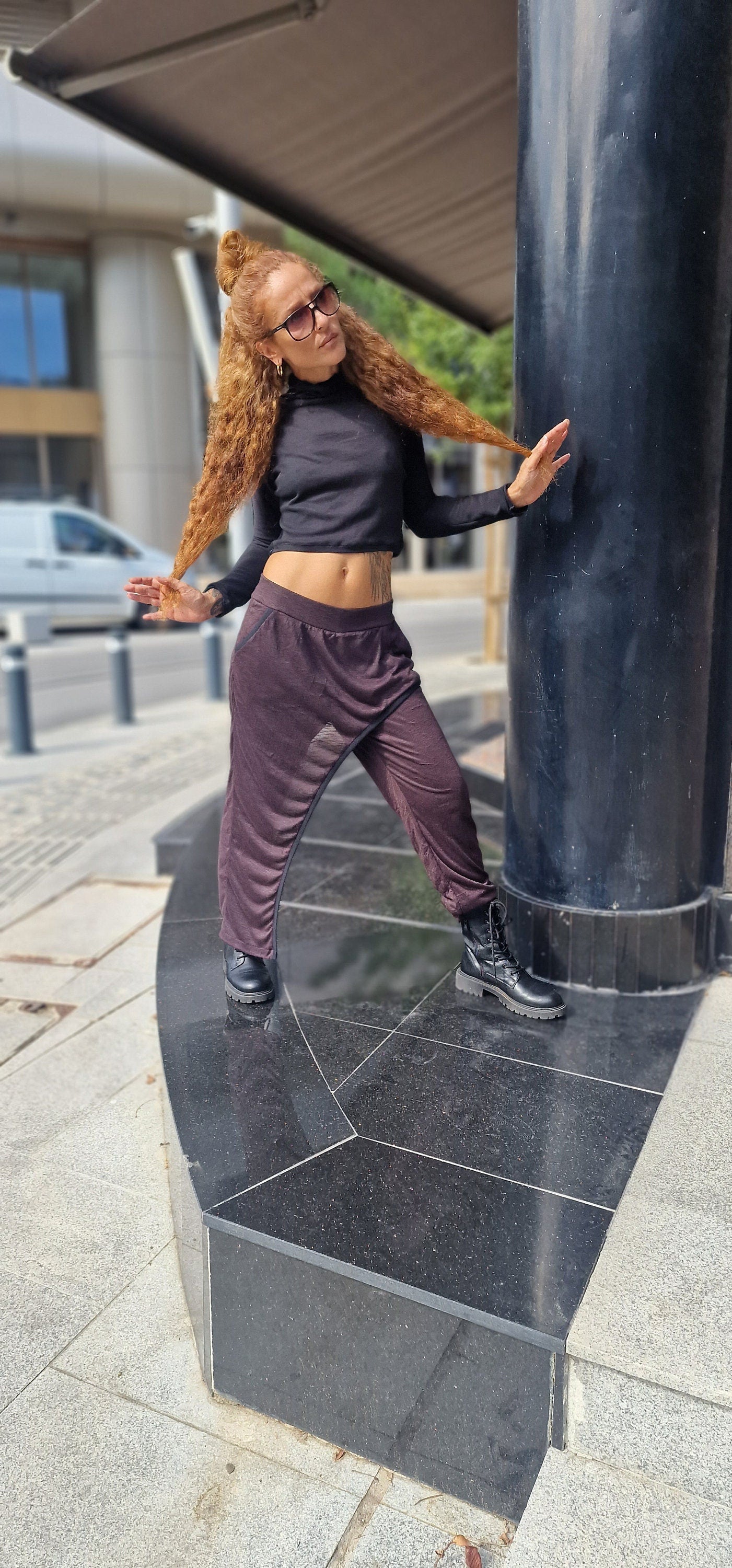 New Stylish Pants Layered With Skirt