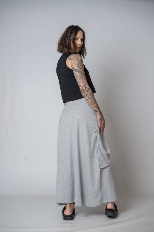 Silent Glam Drape Skirt