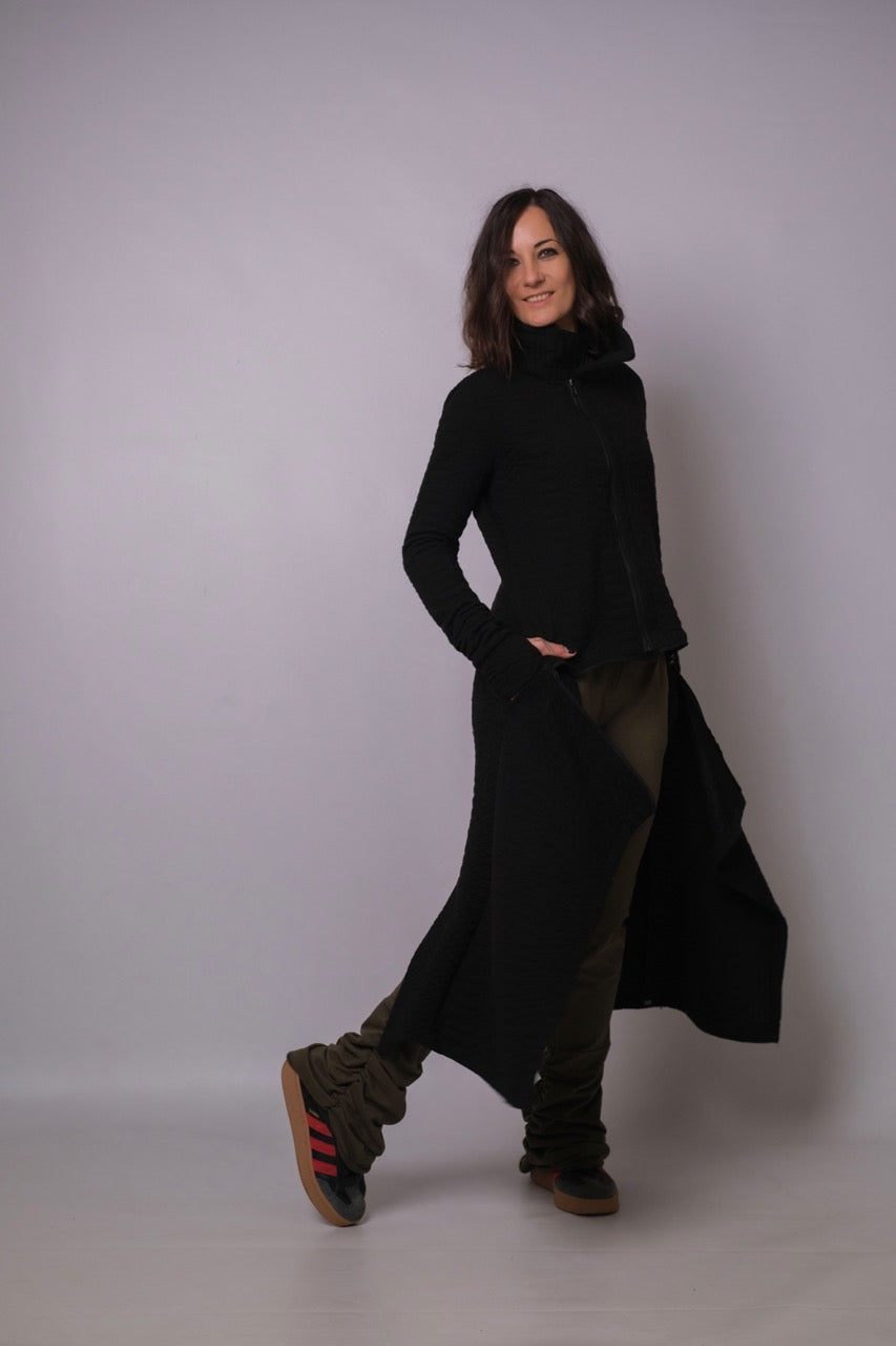 Soft Rebellion Longline Cocoon Coat