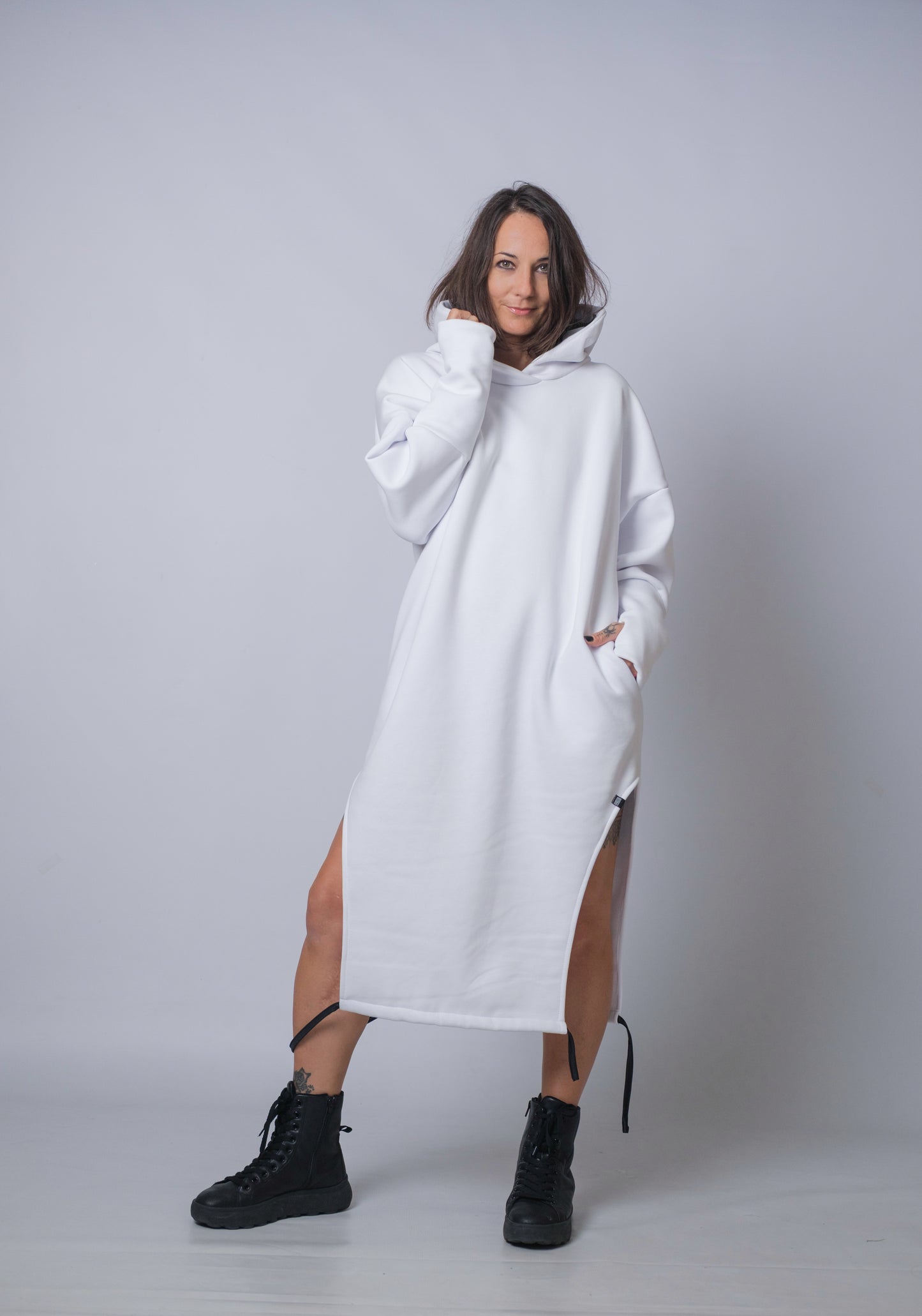 Dune Drift Hoodie Dress