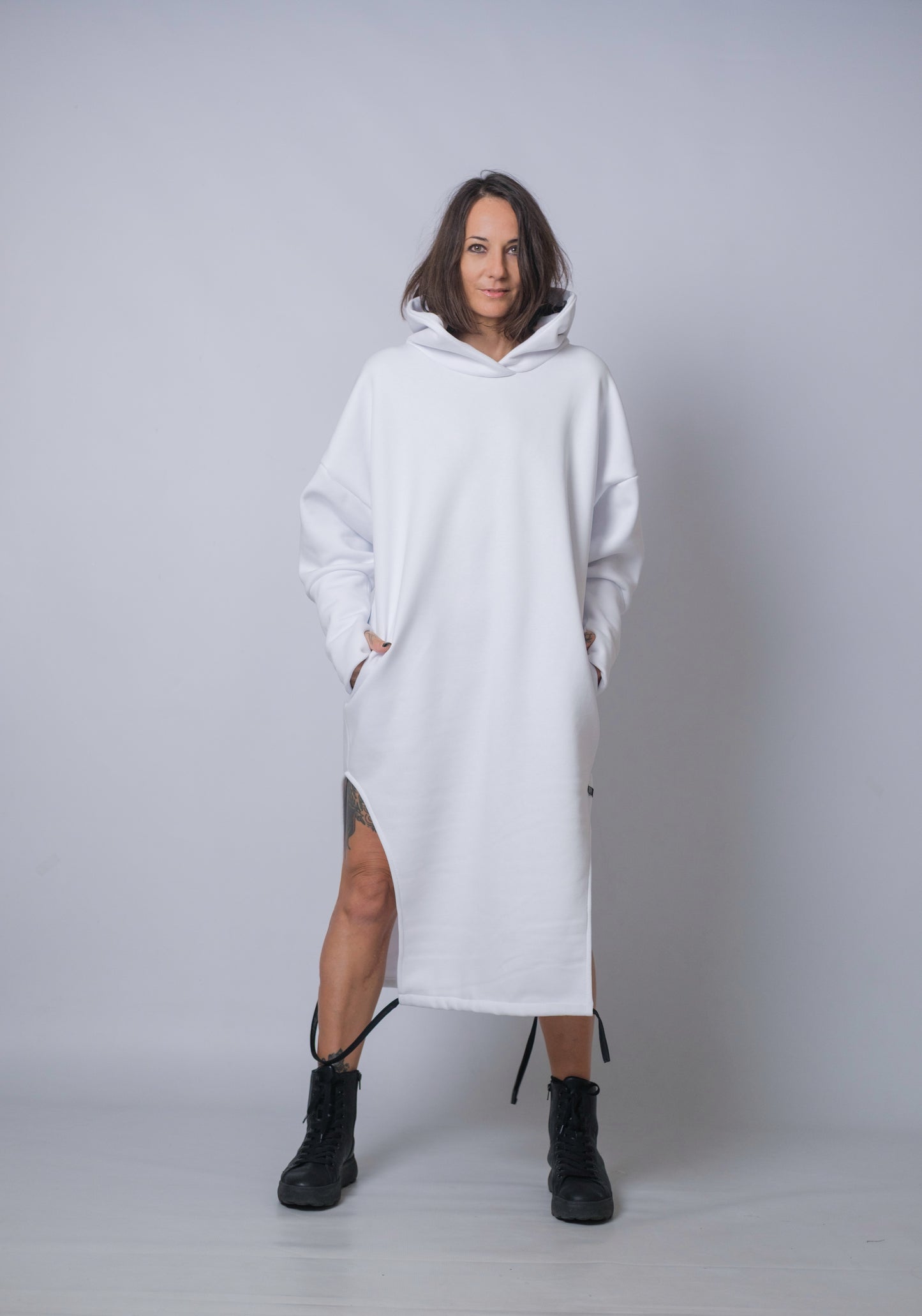 Dune Drift Hoodie Dress