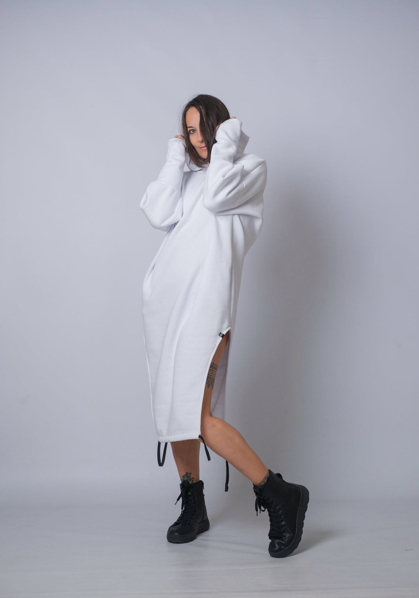 Dune Drift Hoodie Dress
