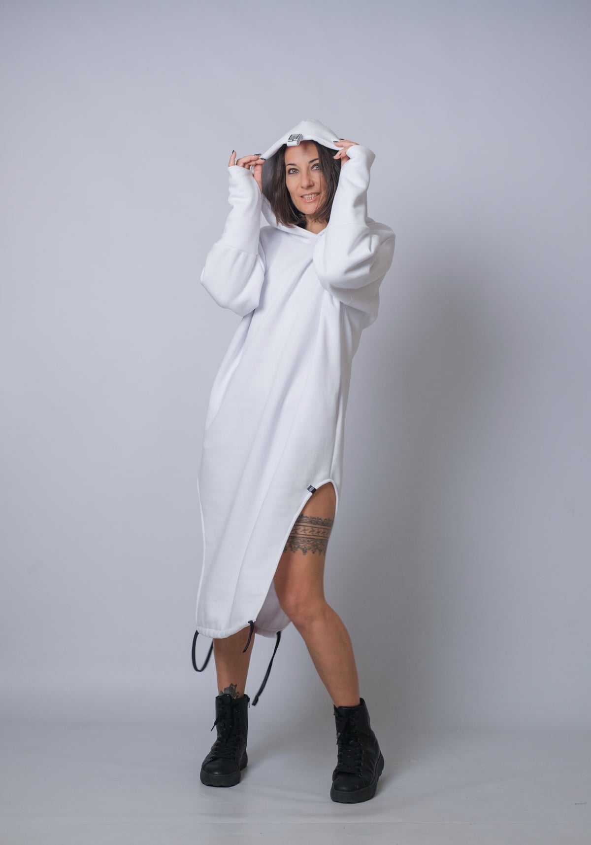 Dune Drift Hoodie Dress