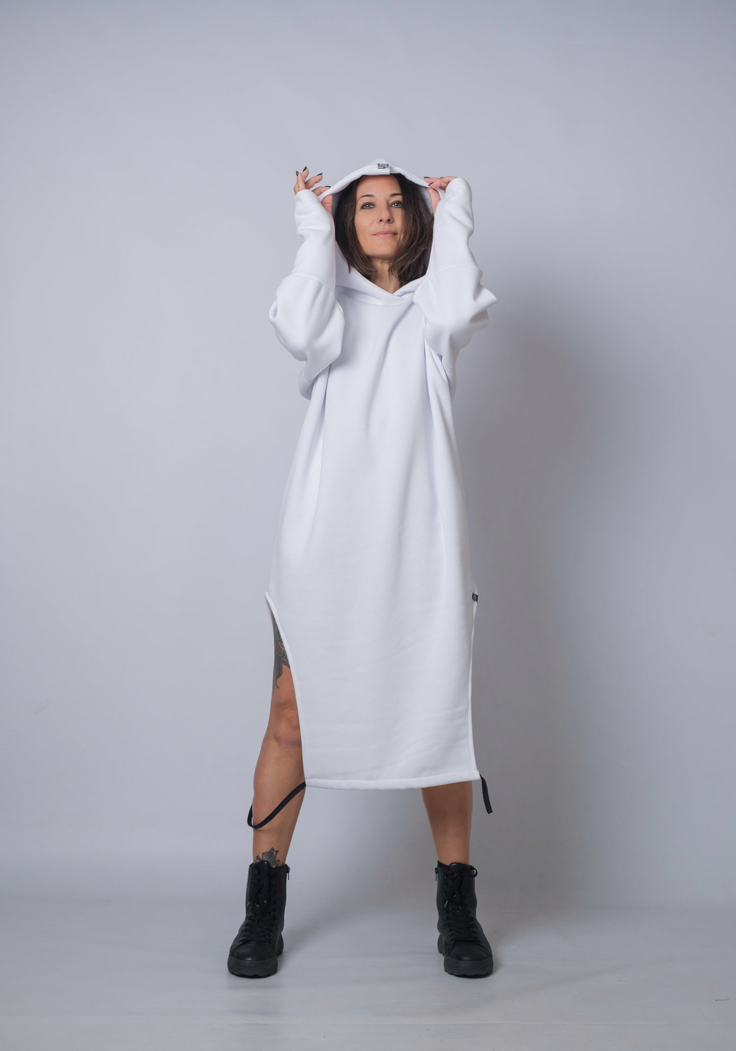 Dune Drift Hoodie Dress