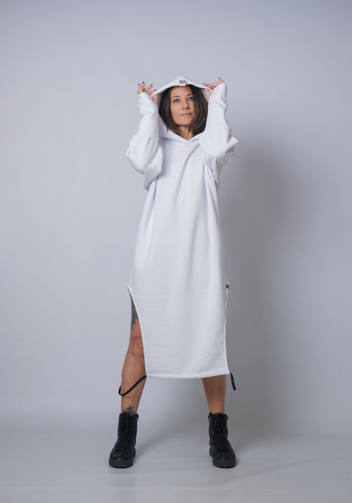 Dune Drift Hoodie Dress