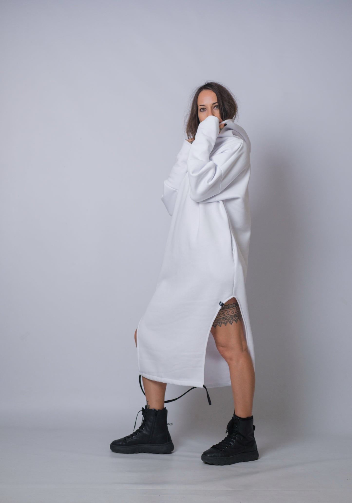 Dune Drift Hoodie Dress