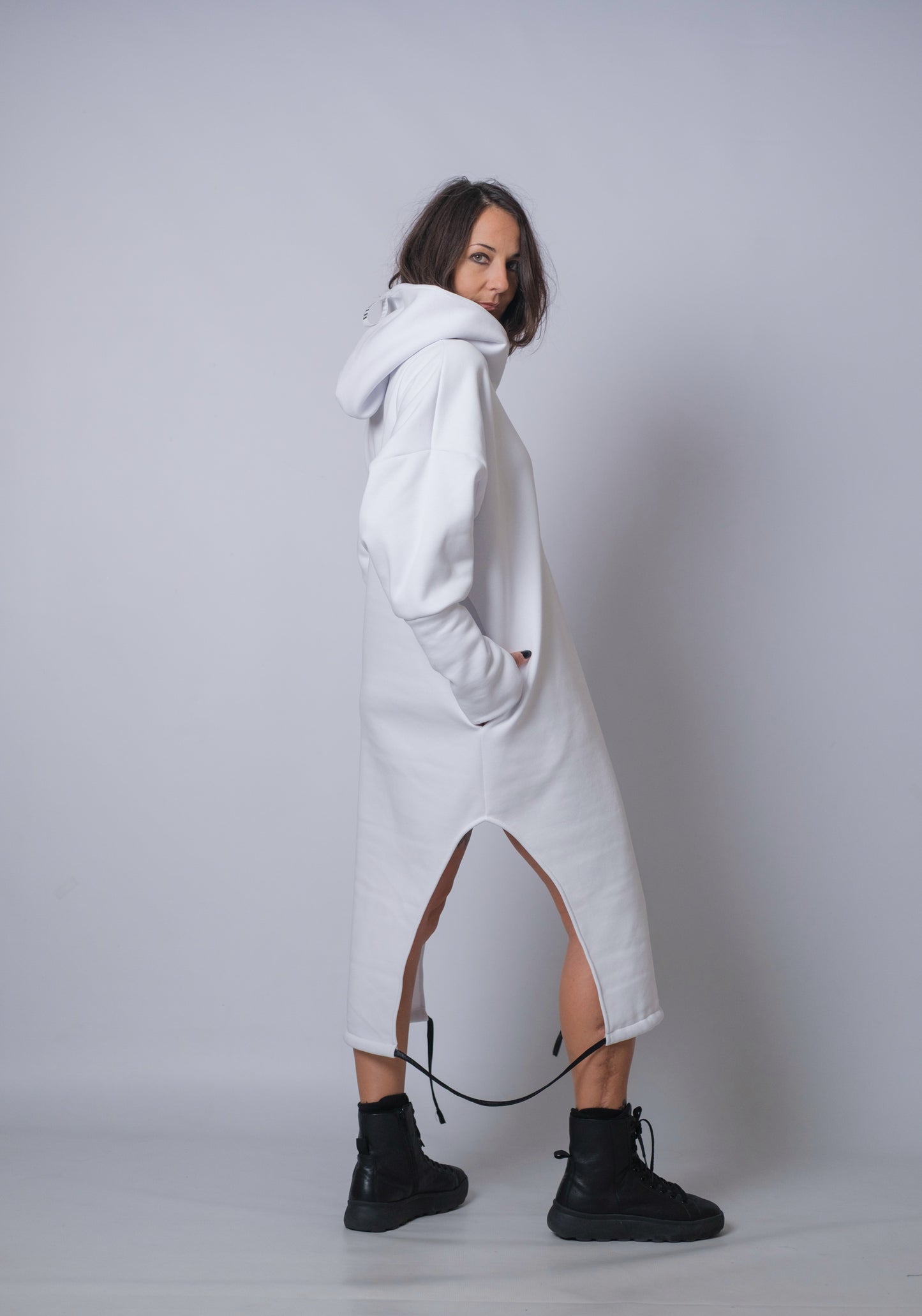 Dune Drift Hoodie Dress