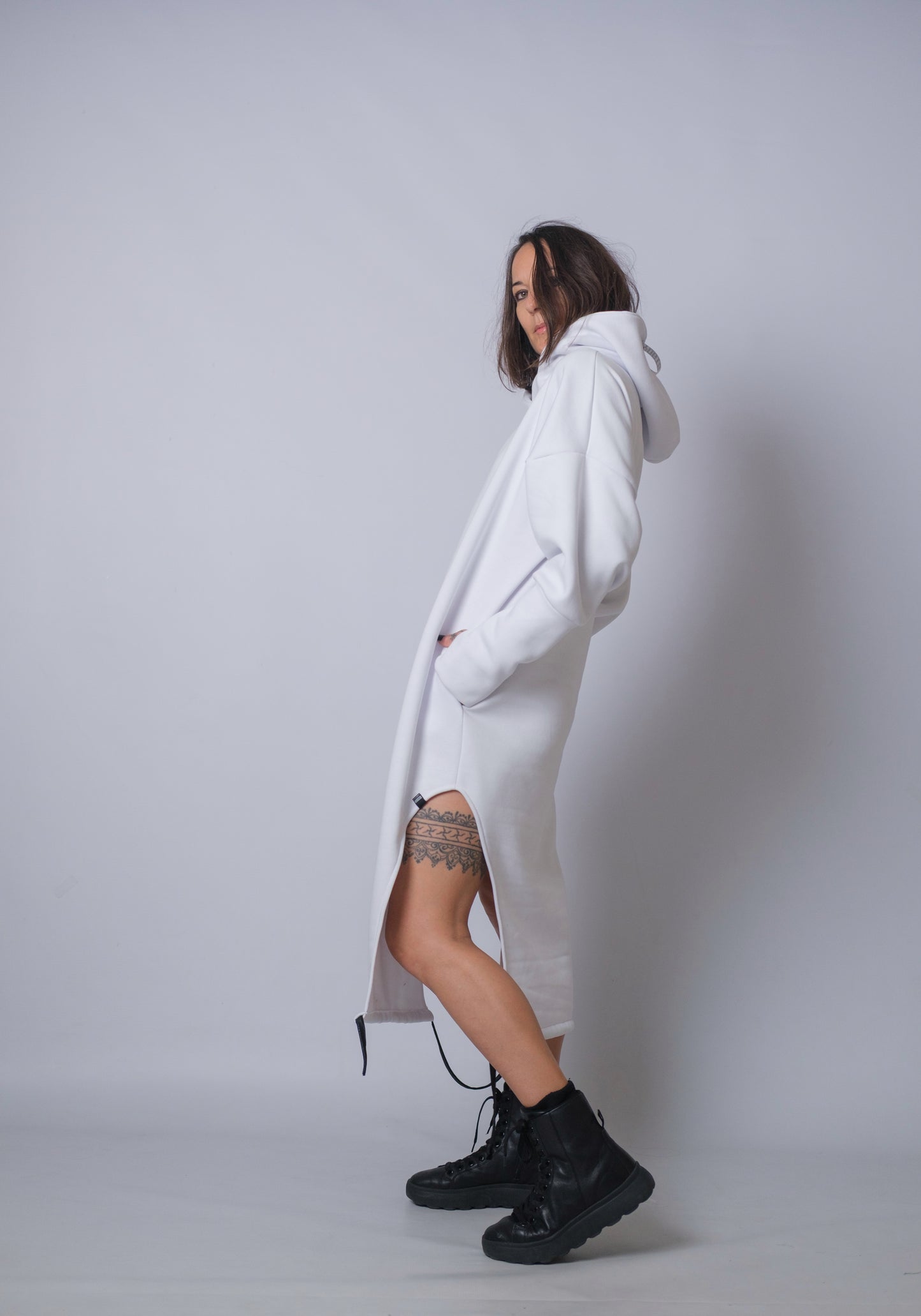 Dune Drift Hoodie Dress