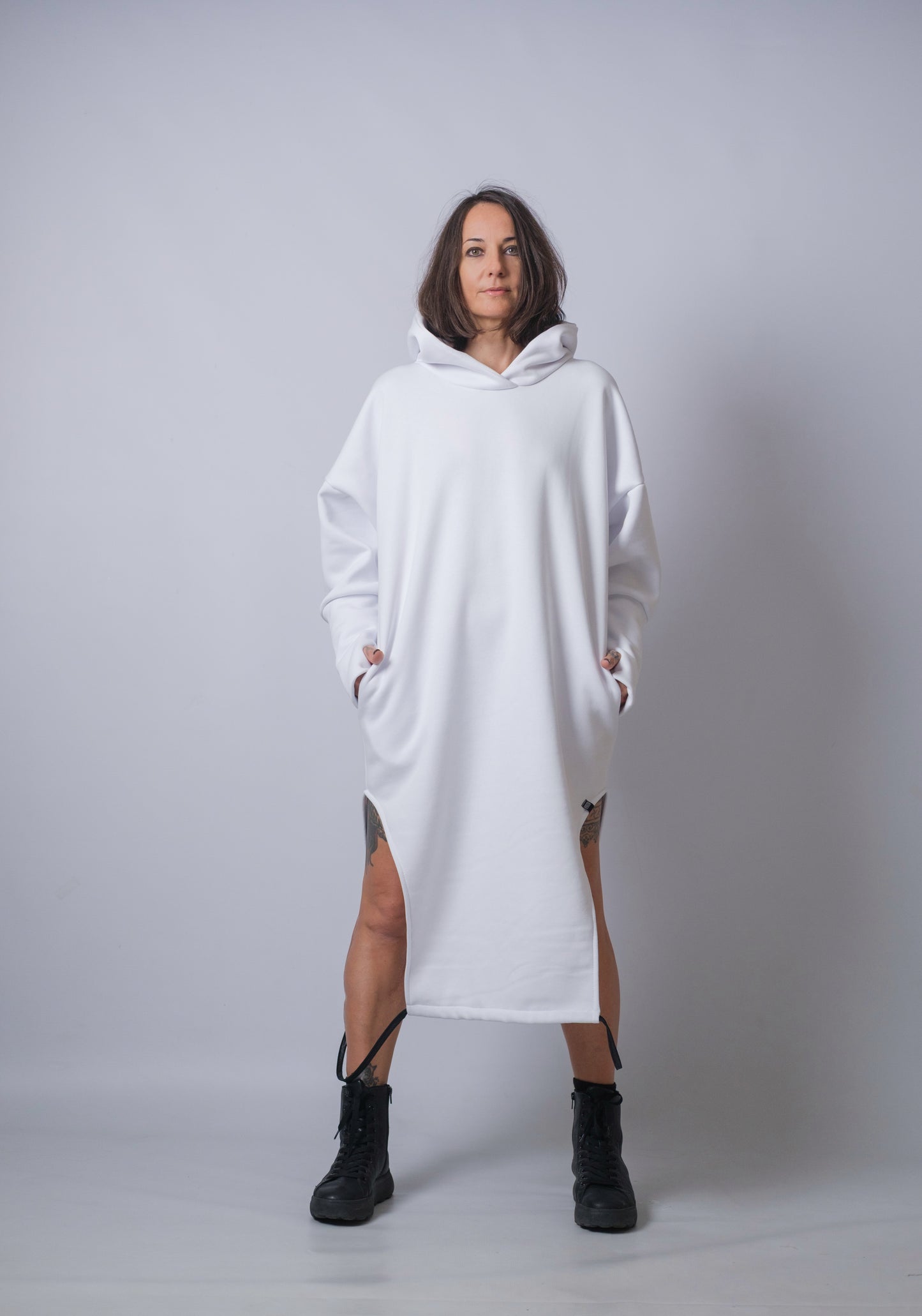 Dune Drift Hoodie Dress