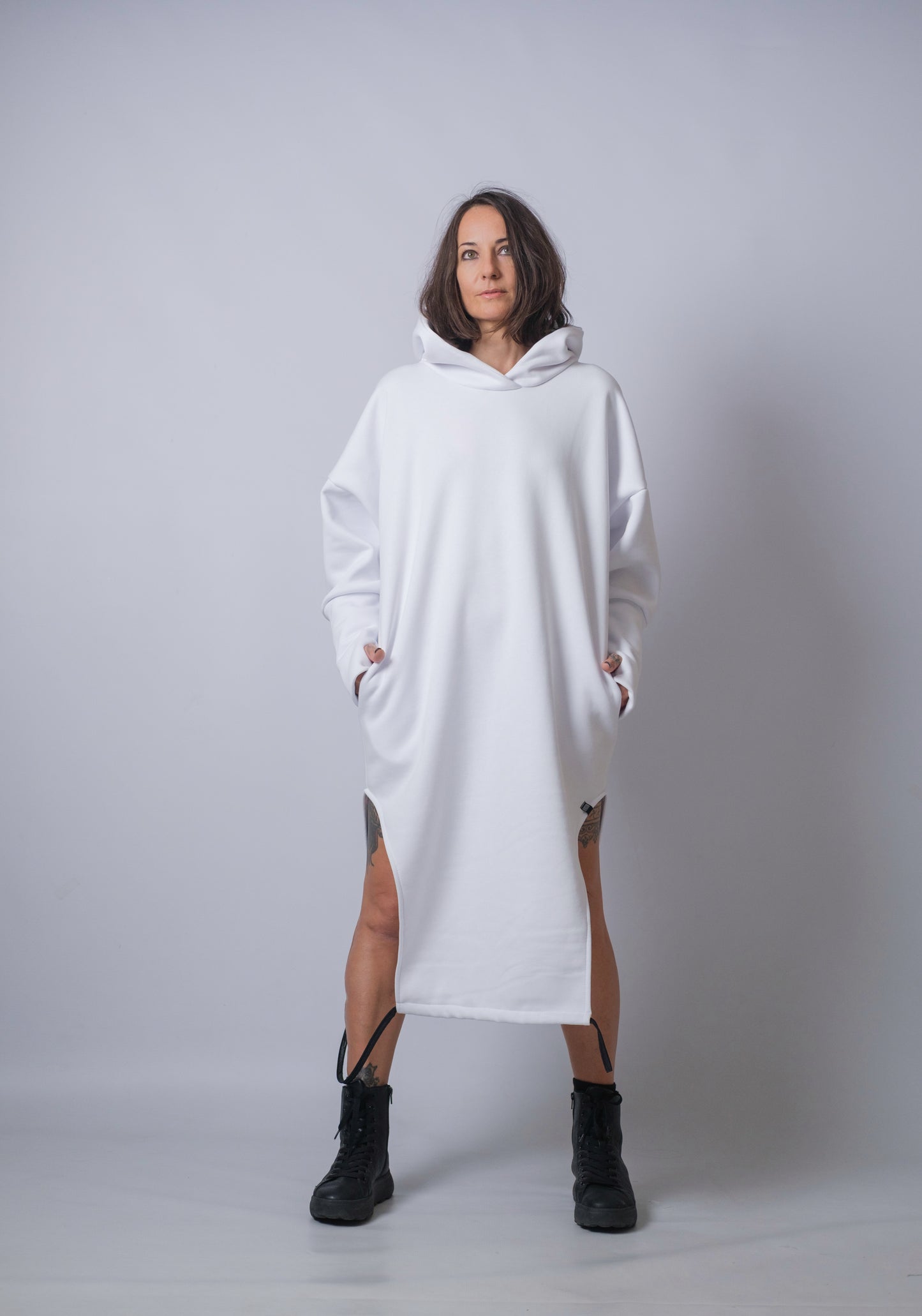 Dune Drift Hoodie Dress