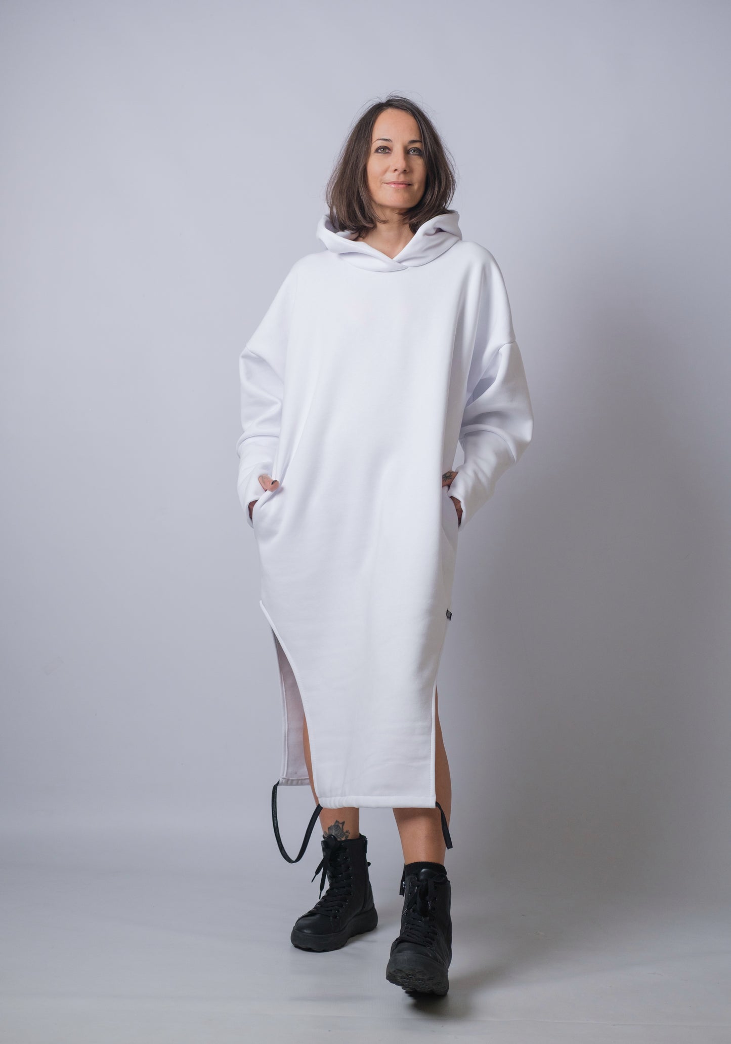 Dune Drift Hoodie Dress