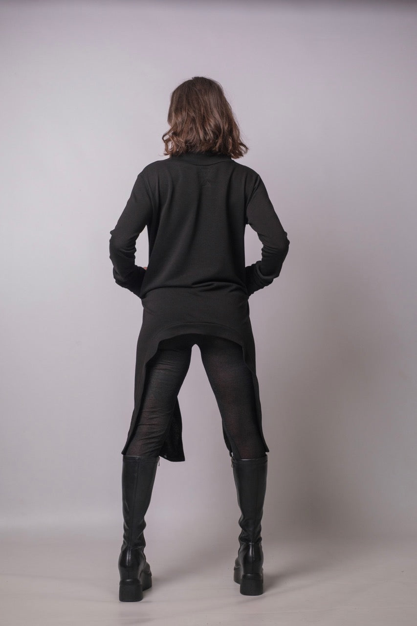 Soft Rebellion Longline Turtleneck Top