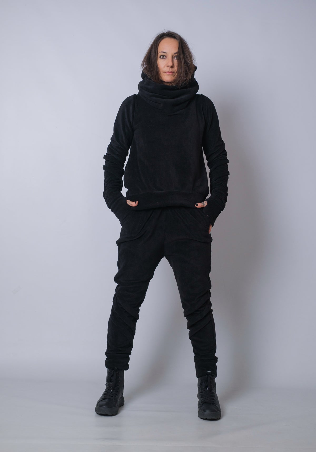 Dune Veil Fleece Top