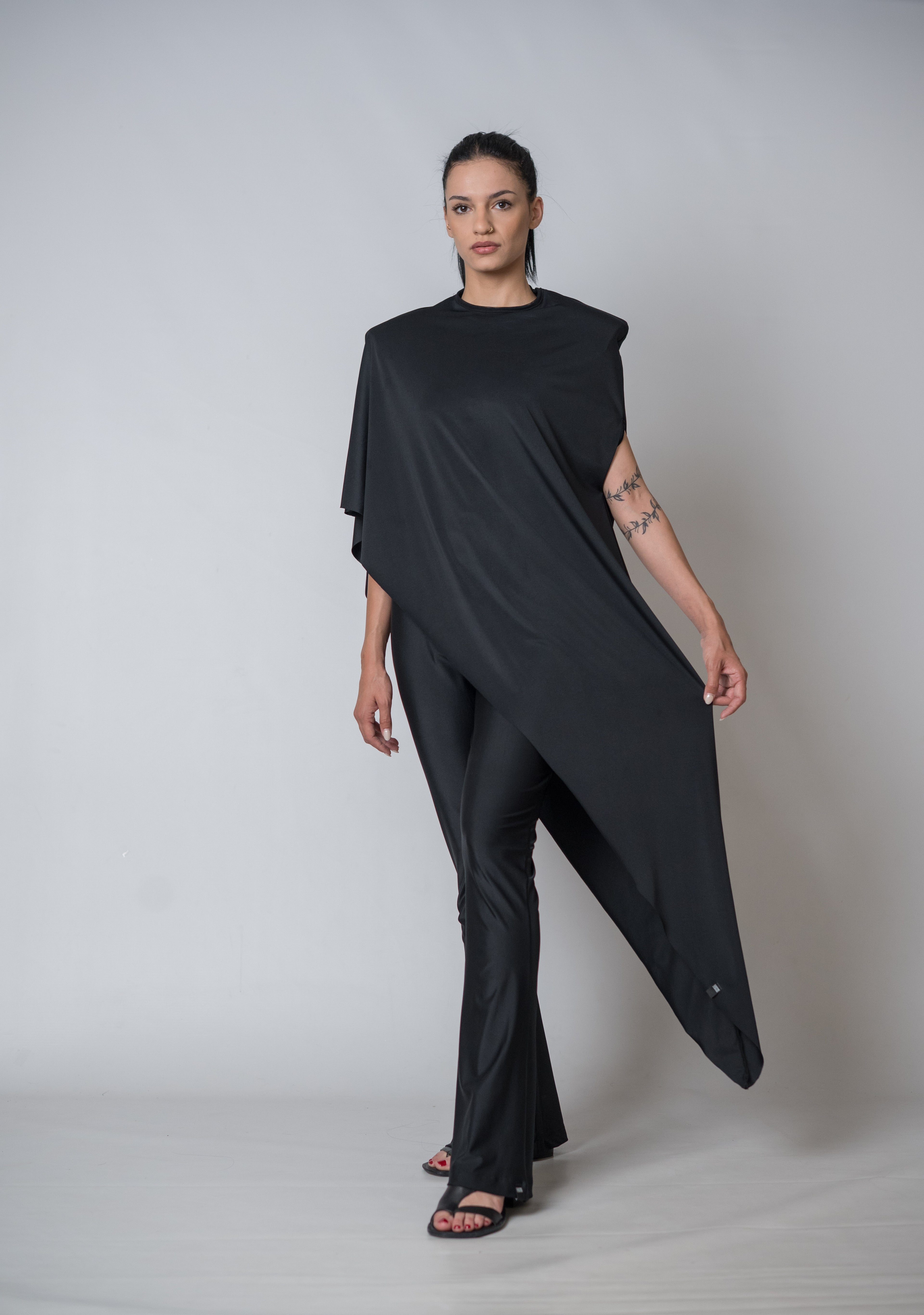 Silent Glam Drape Top
