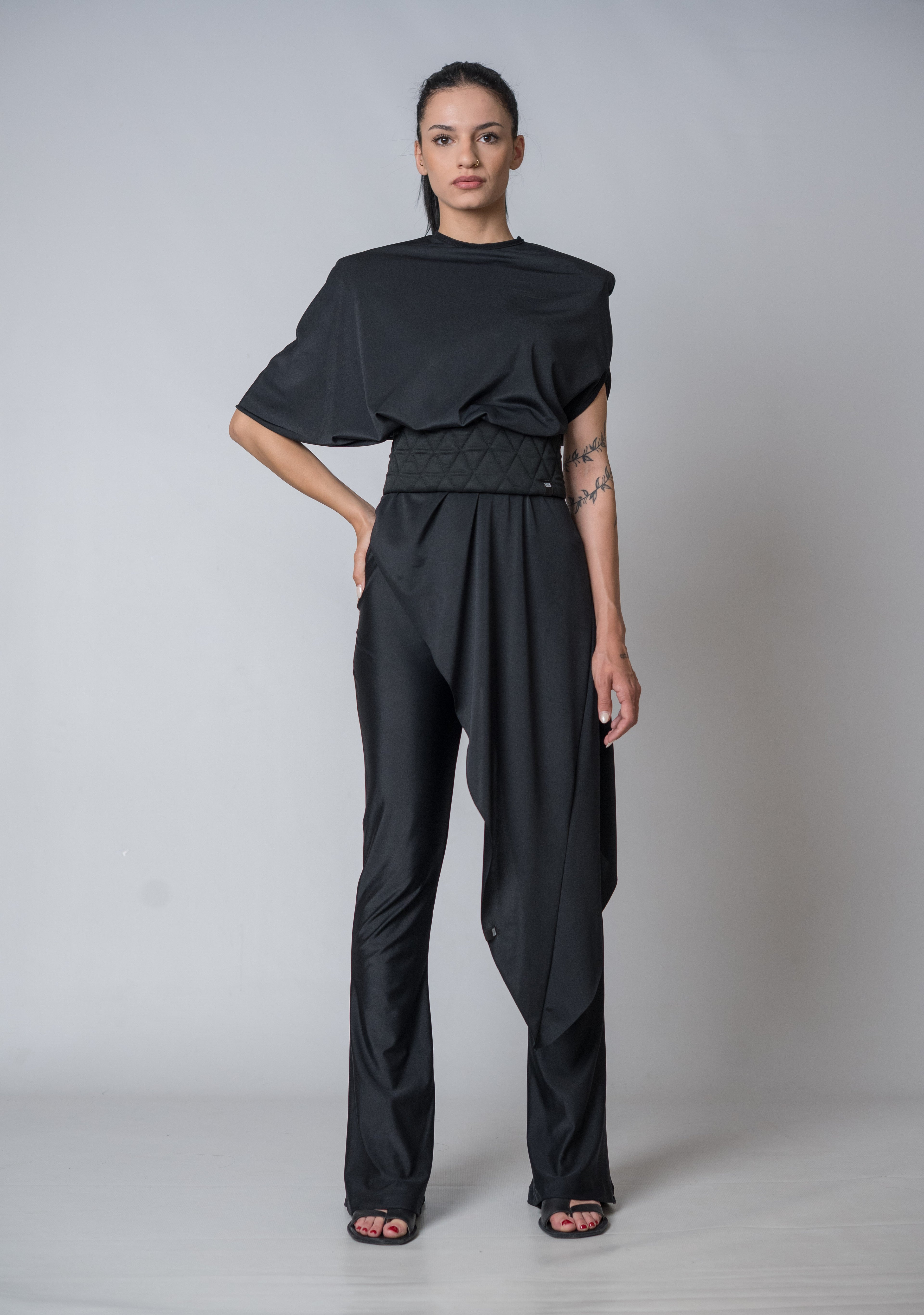 Silent Glam Drape Top