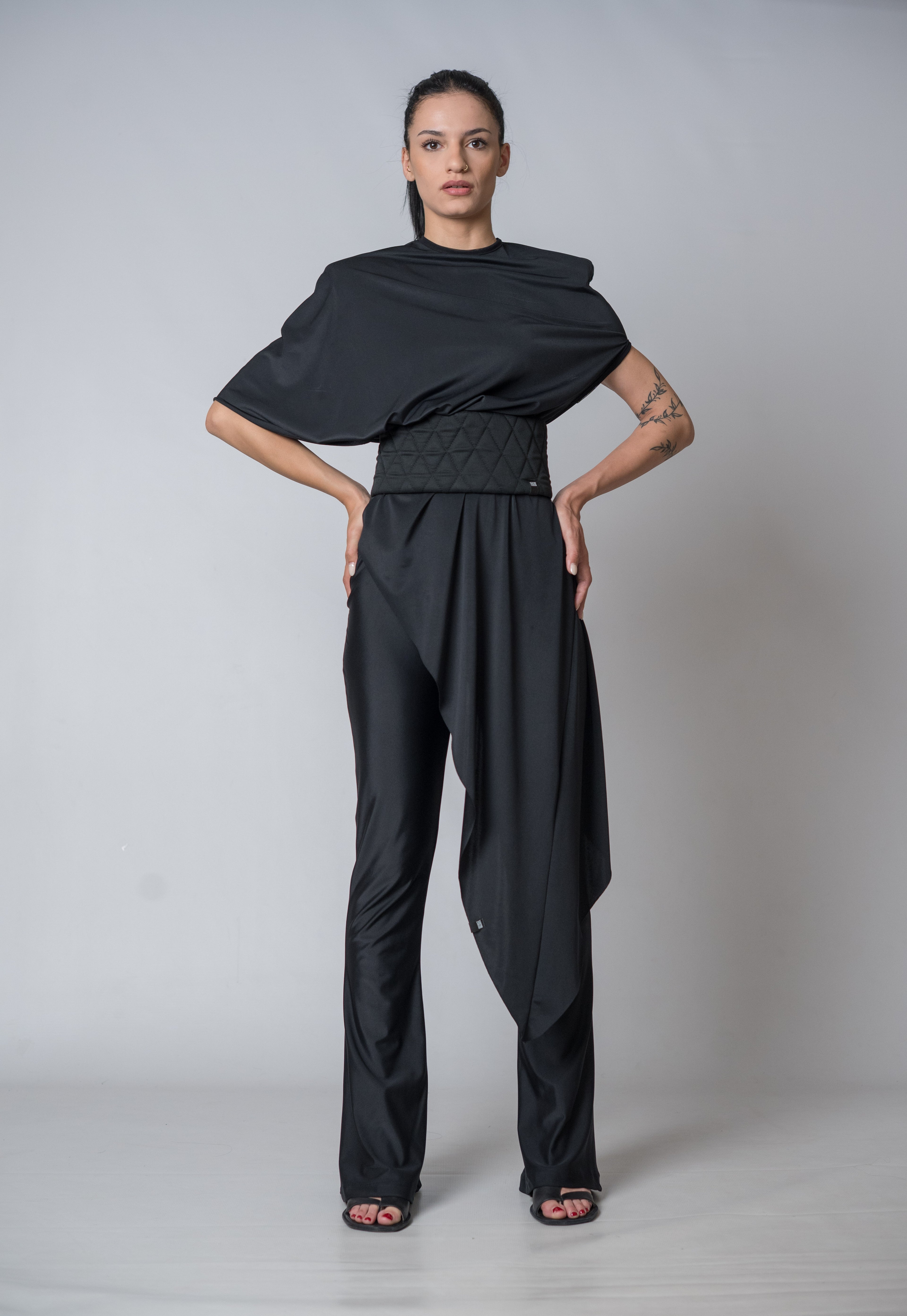 Silent Glam Drape Top