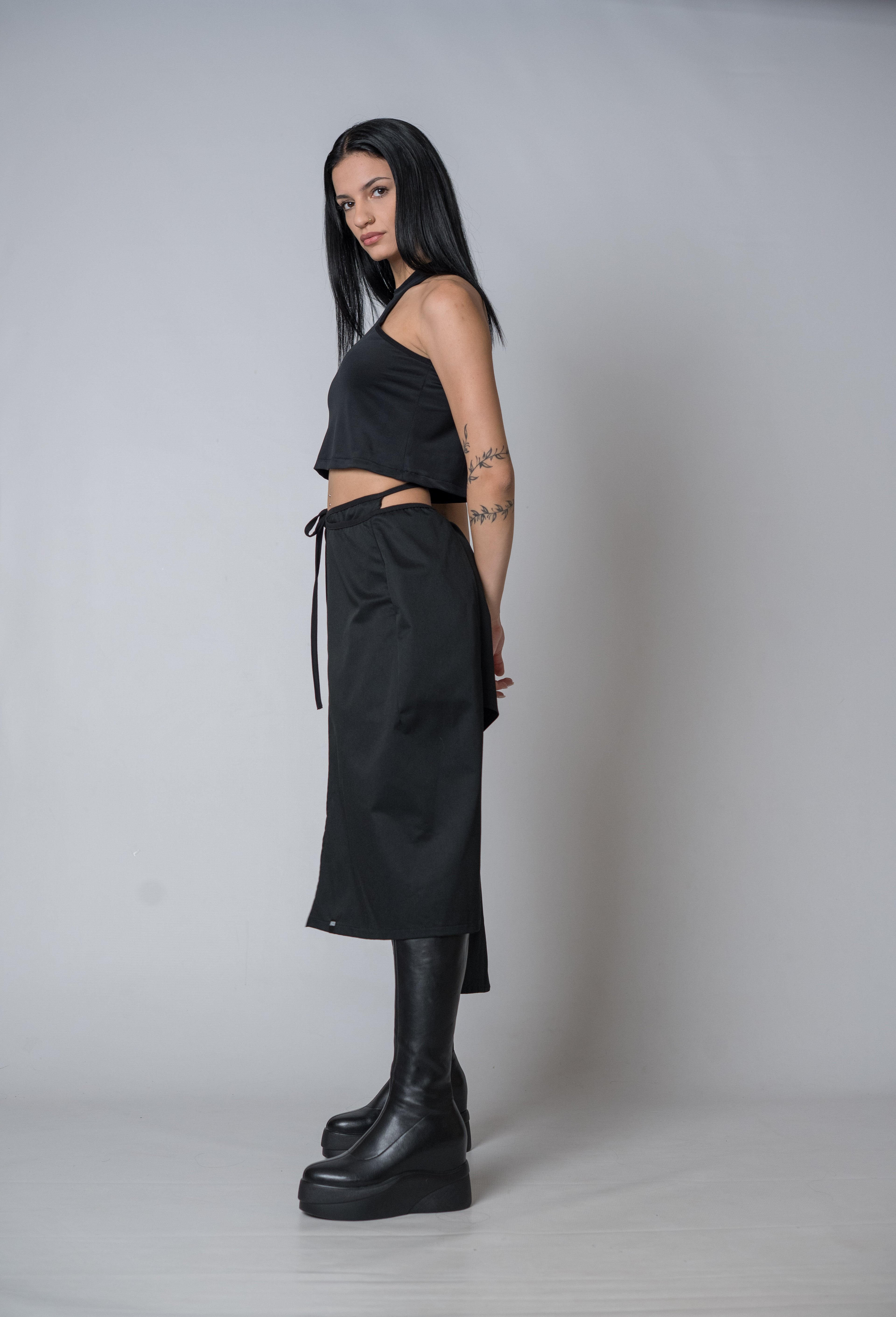 Silent Glam Wrap Skirt