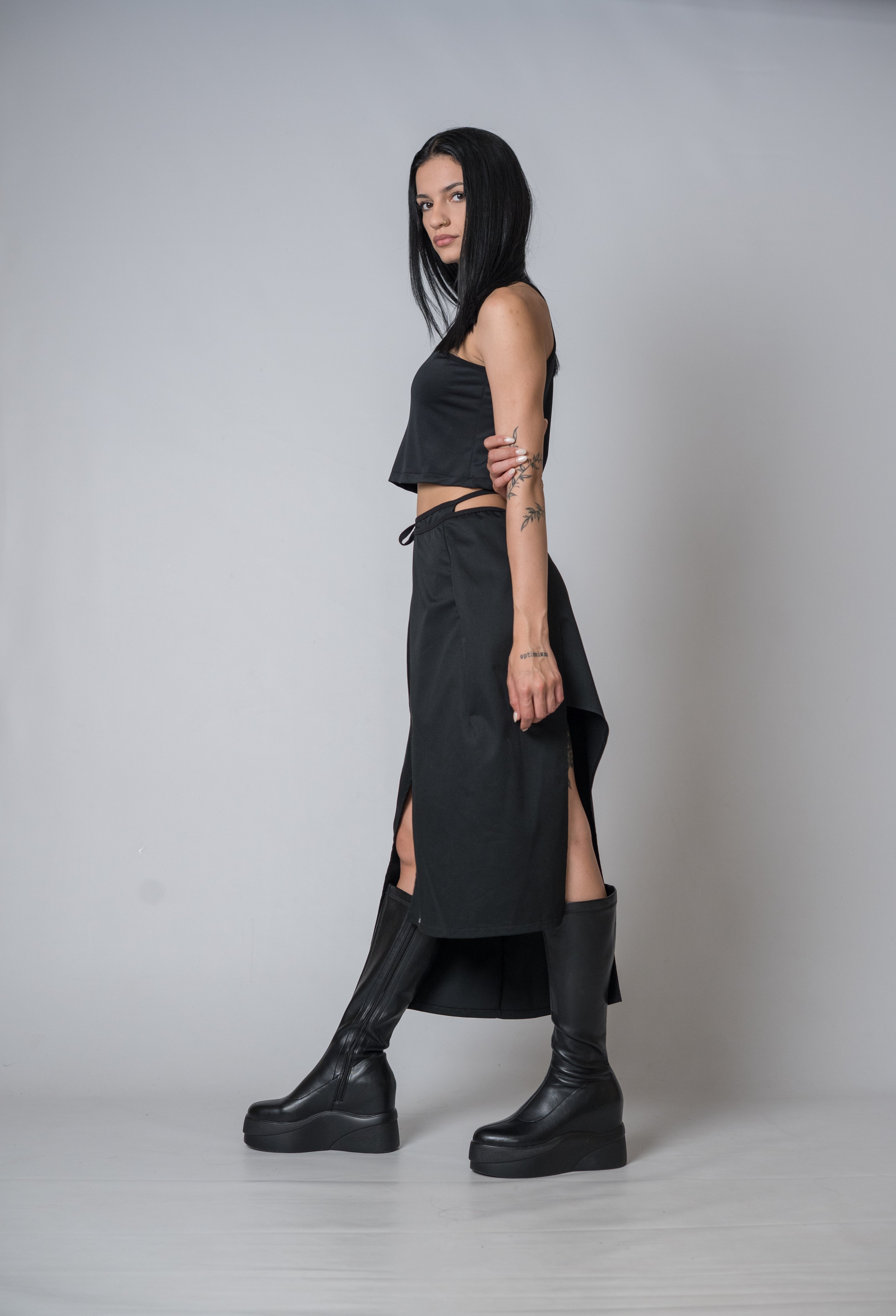 Silent Glam Wrap Skirt