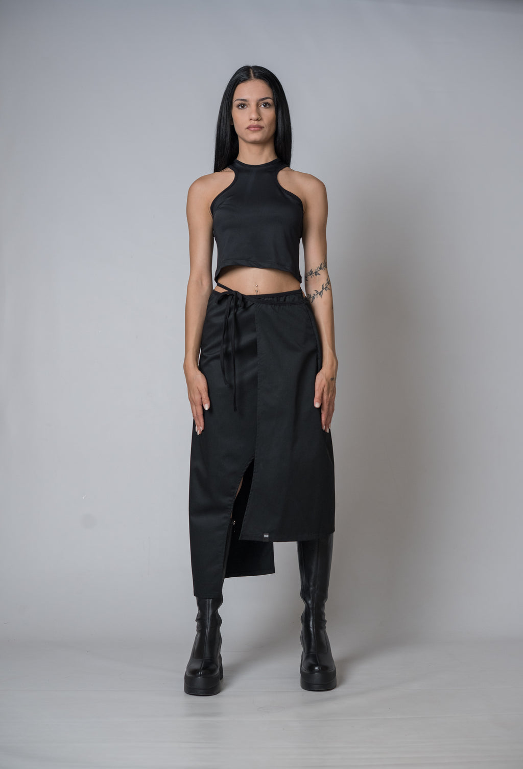 Silent Glam Wrap Skirt