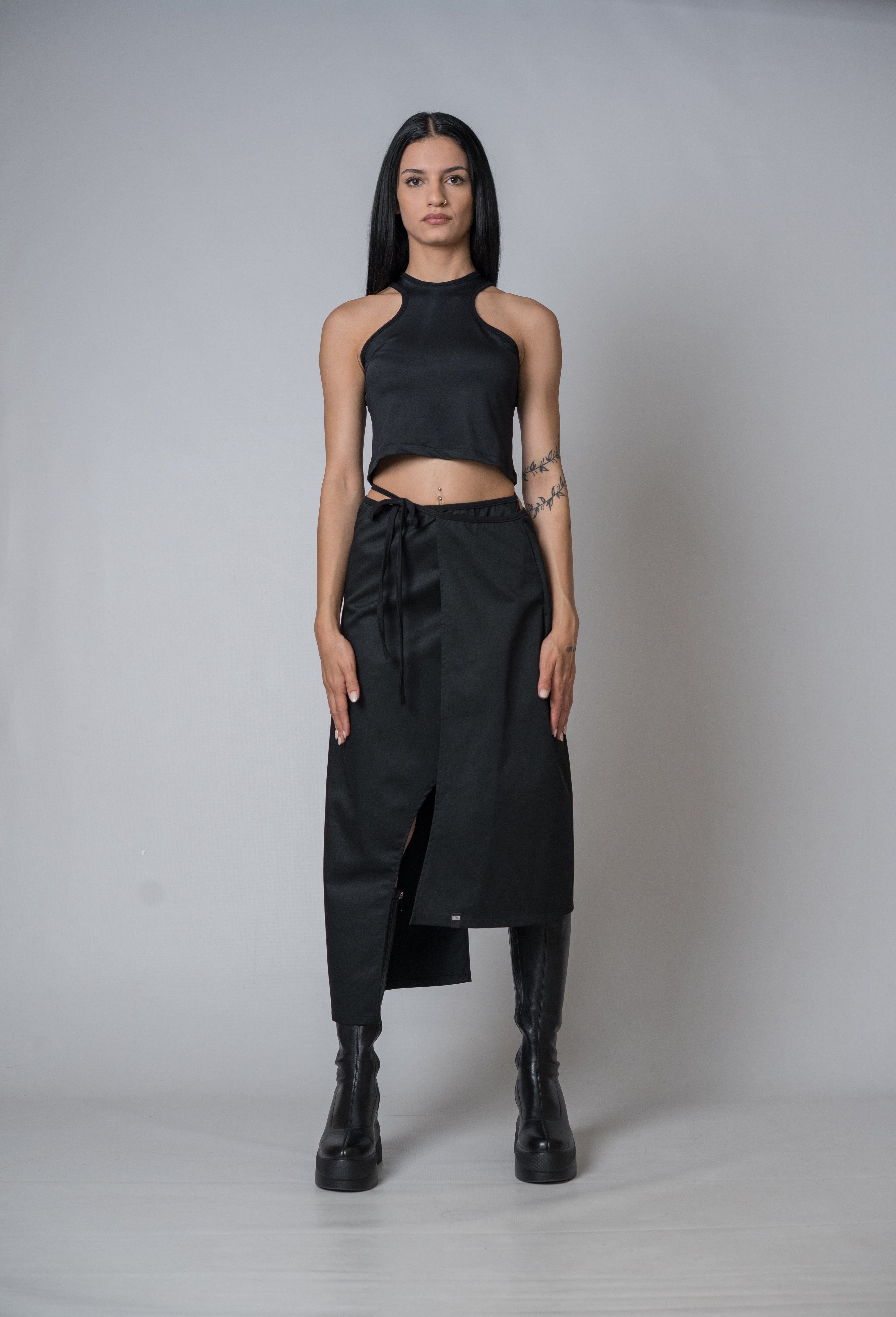Silent Glam Wrap Skirt
