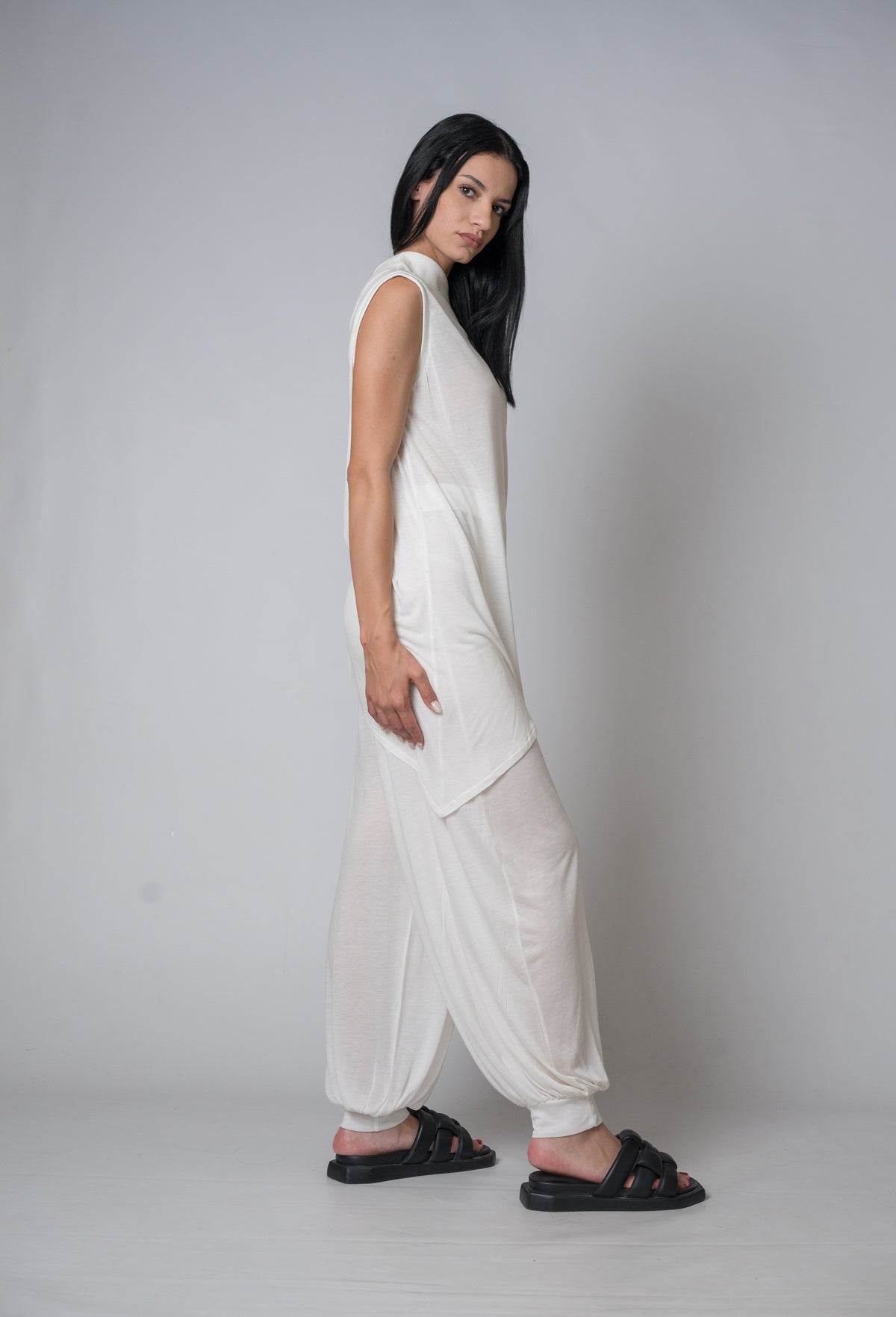 Silent Glam Drape Top