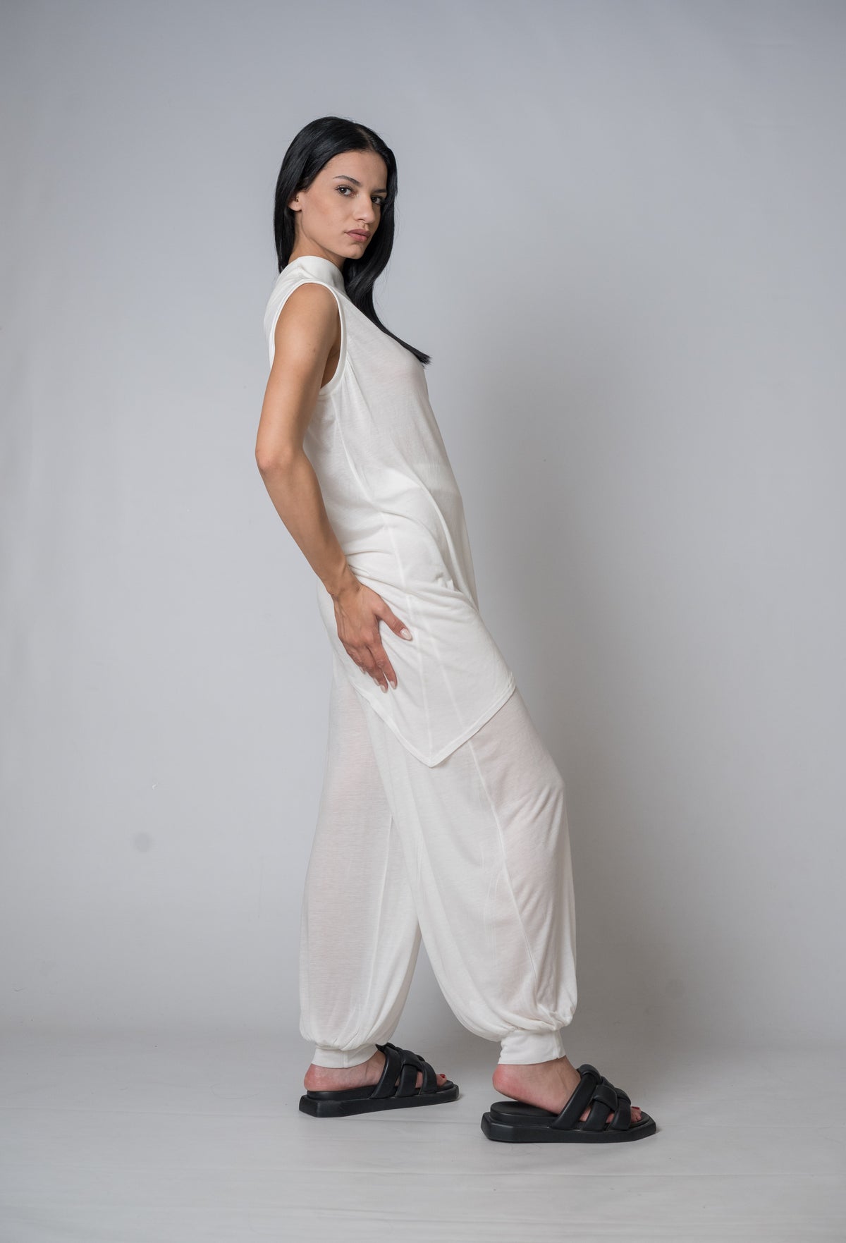 Silent Glam Drape Top