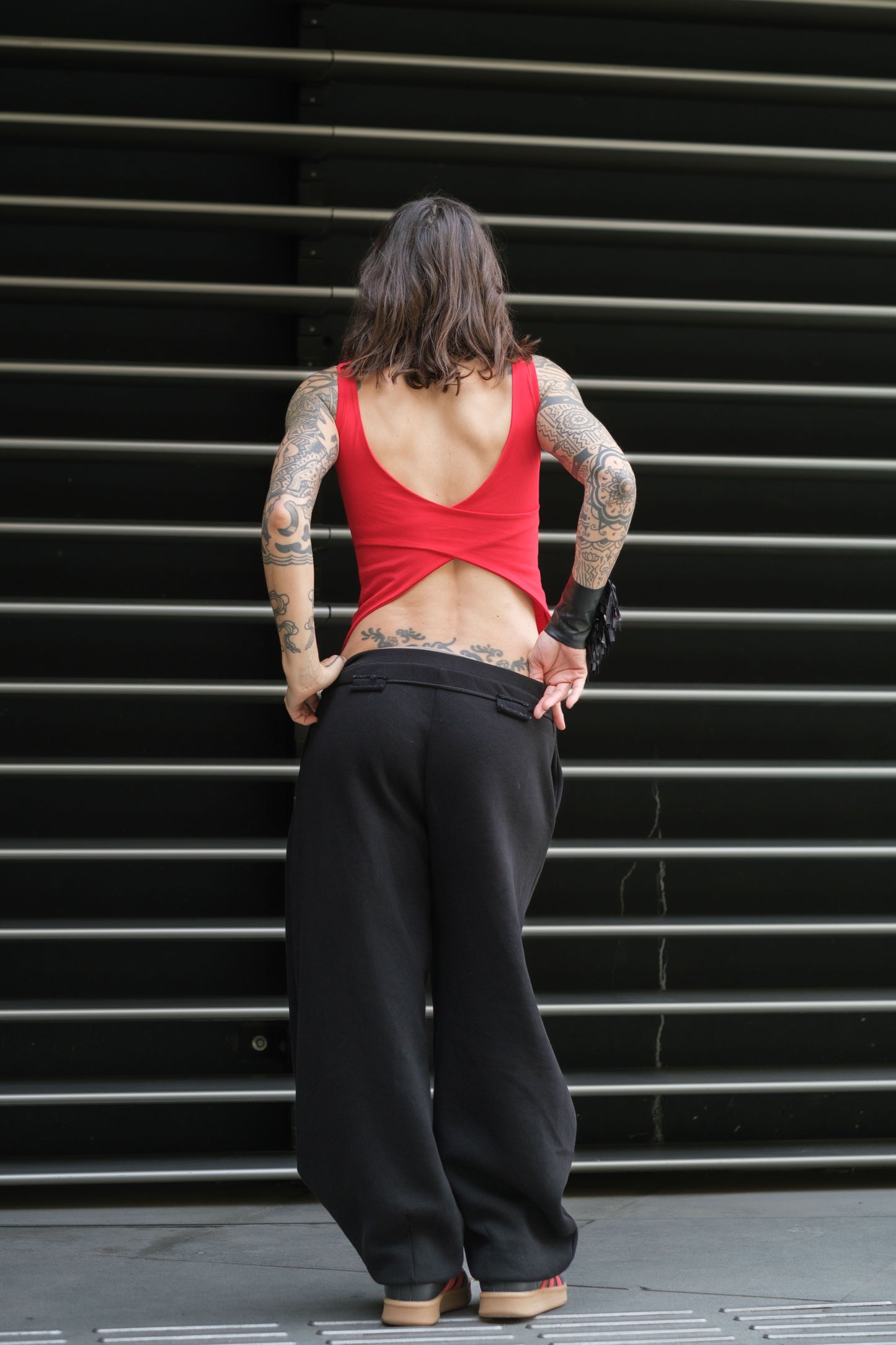 The Edgewalker Top in Fire Red