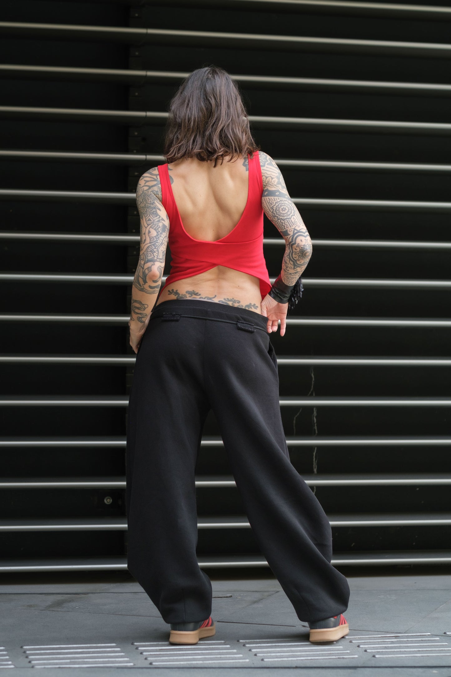 The Edgewalker Top in Fire Red