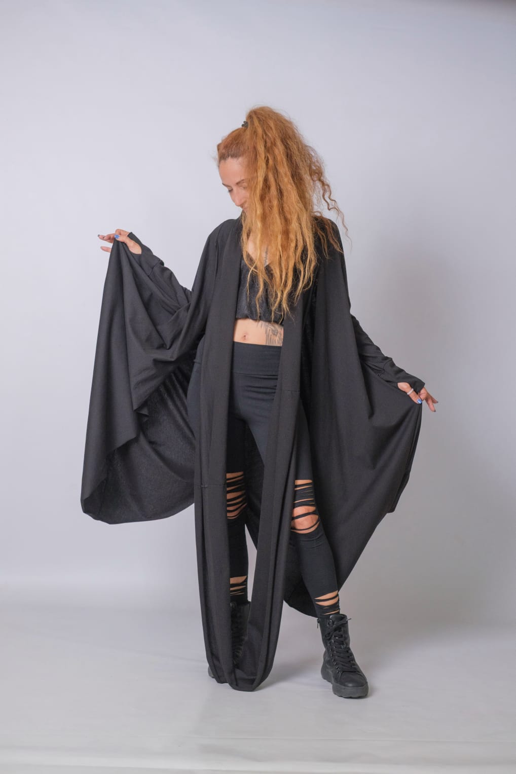 New Extravagant Long Asymmetric Cardigan