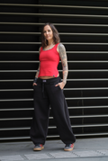 The Edgewalker Top in Fire Red