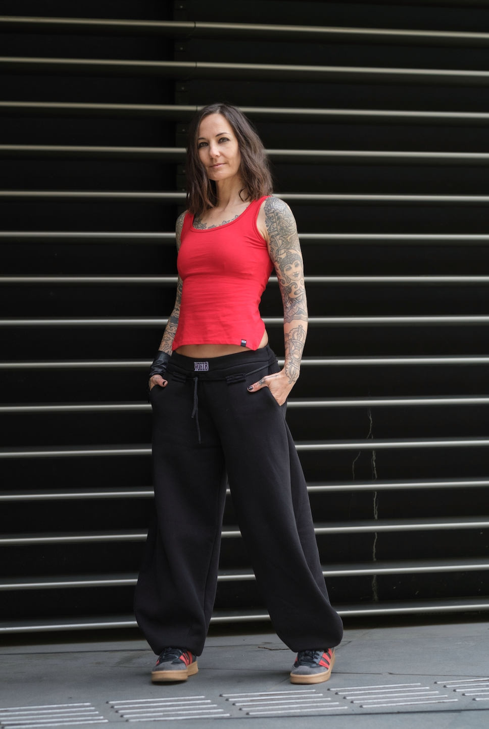 The Edgewalker Top in Fire Red