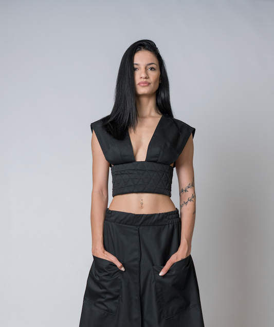 Silent Glam Sculpted Vest