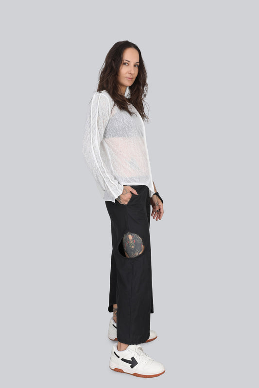 Sheer Long Sleeve Soft Armour Top