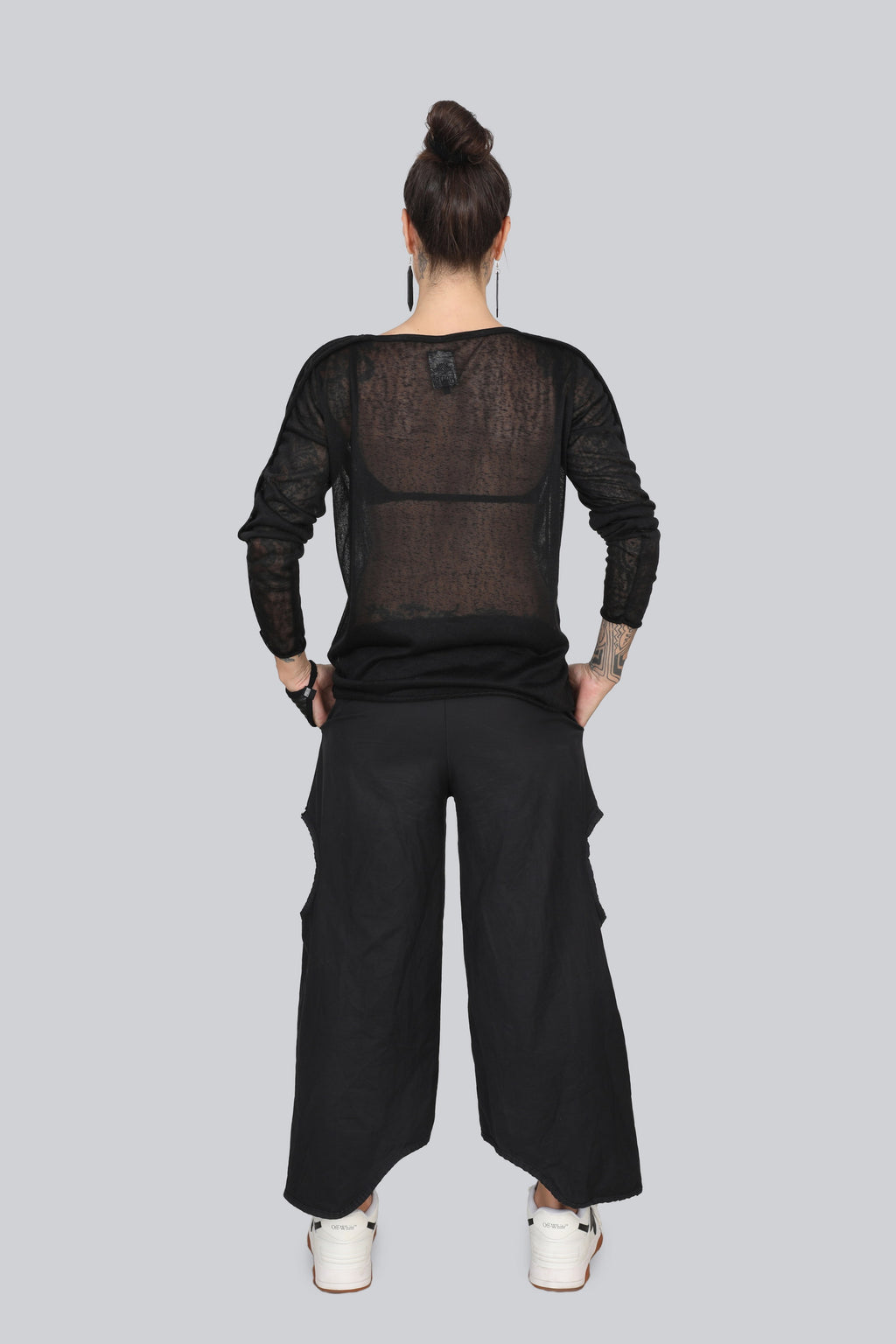 The Soft Armour Sheer Long Sleeve Top