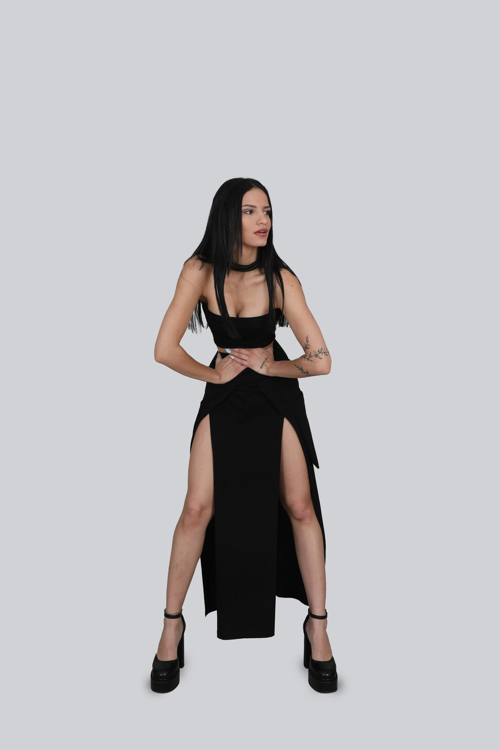 Soft Armour Split Skirt