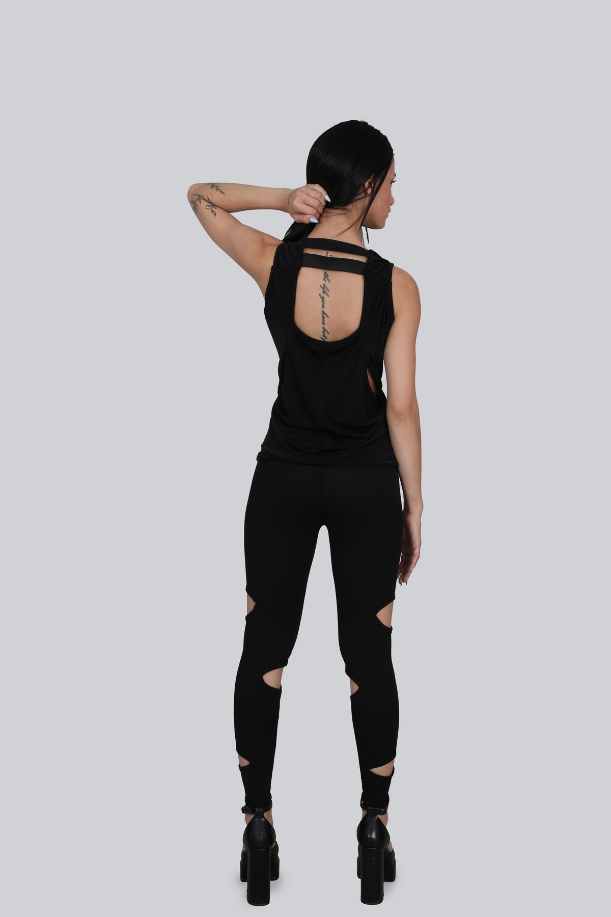 The Artemis Structured Black Top