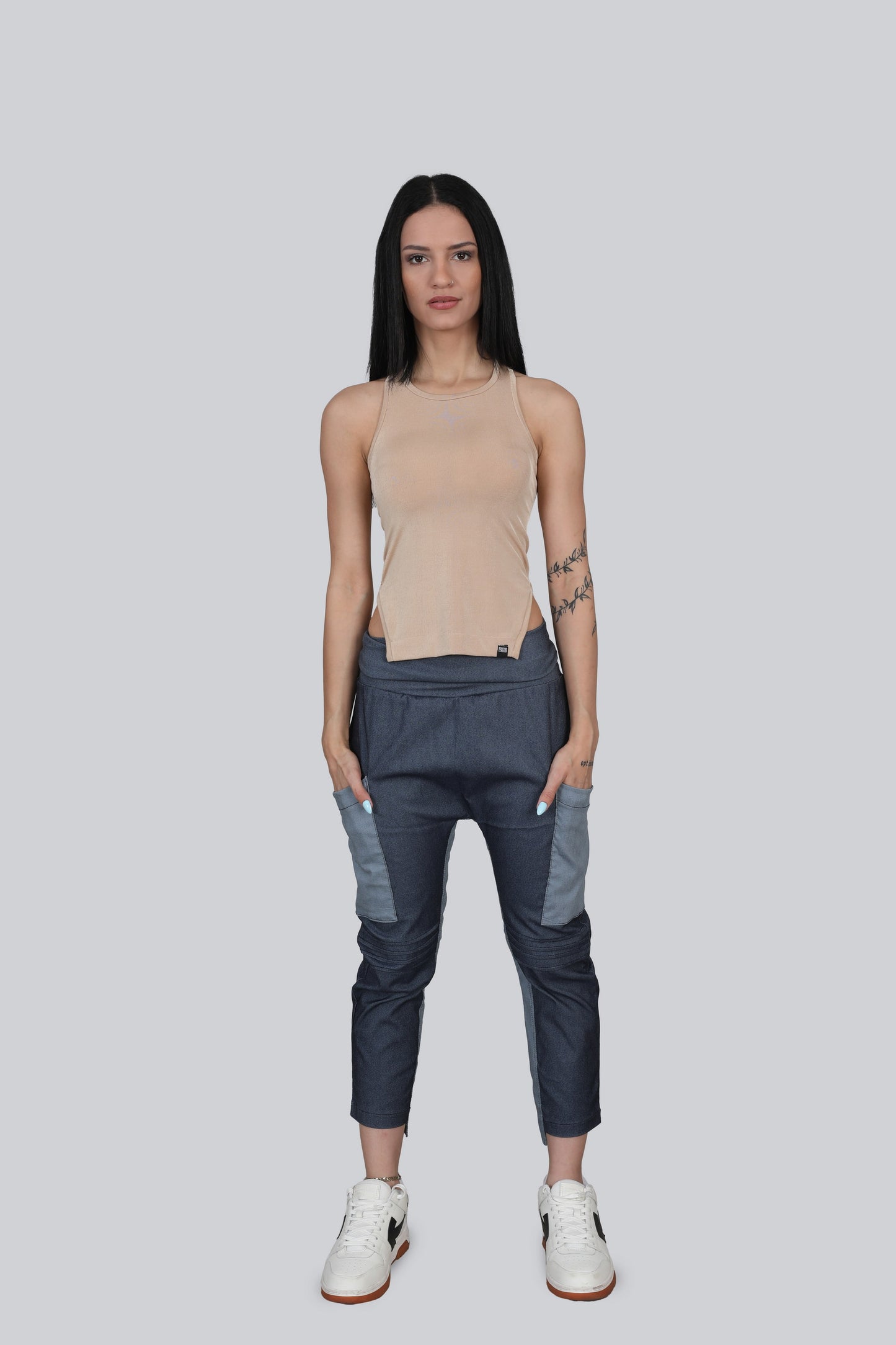 Patchline Denim Pants