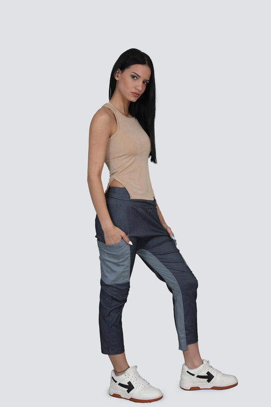 Patchline Denim Pants