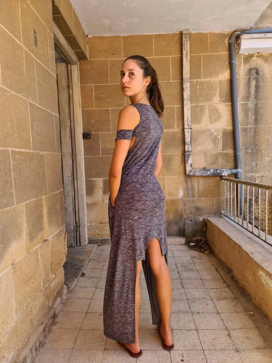 Asymmetric Sleeveless Dress