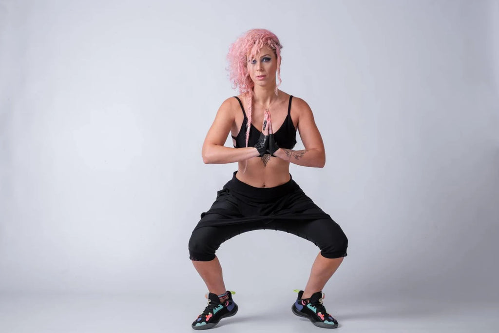 Cyberpunk Capri Pants With Drop Crutch