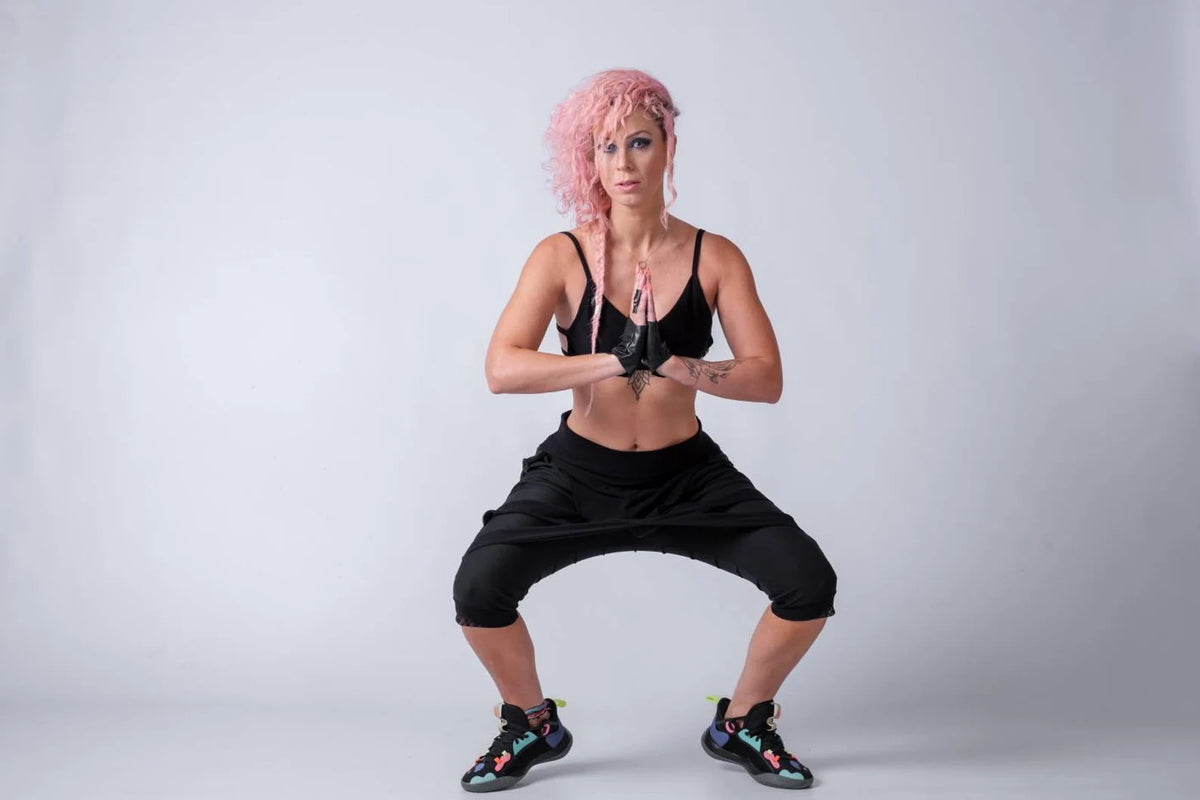 Cyberpunk Capri Pants With Drop Crutch