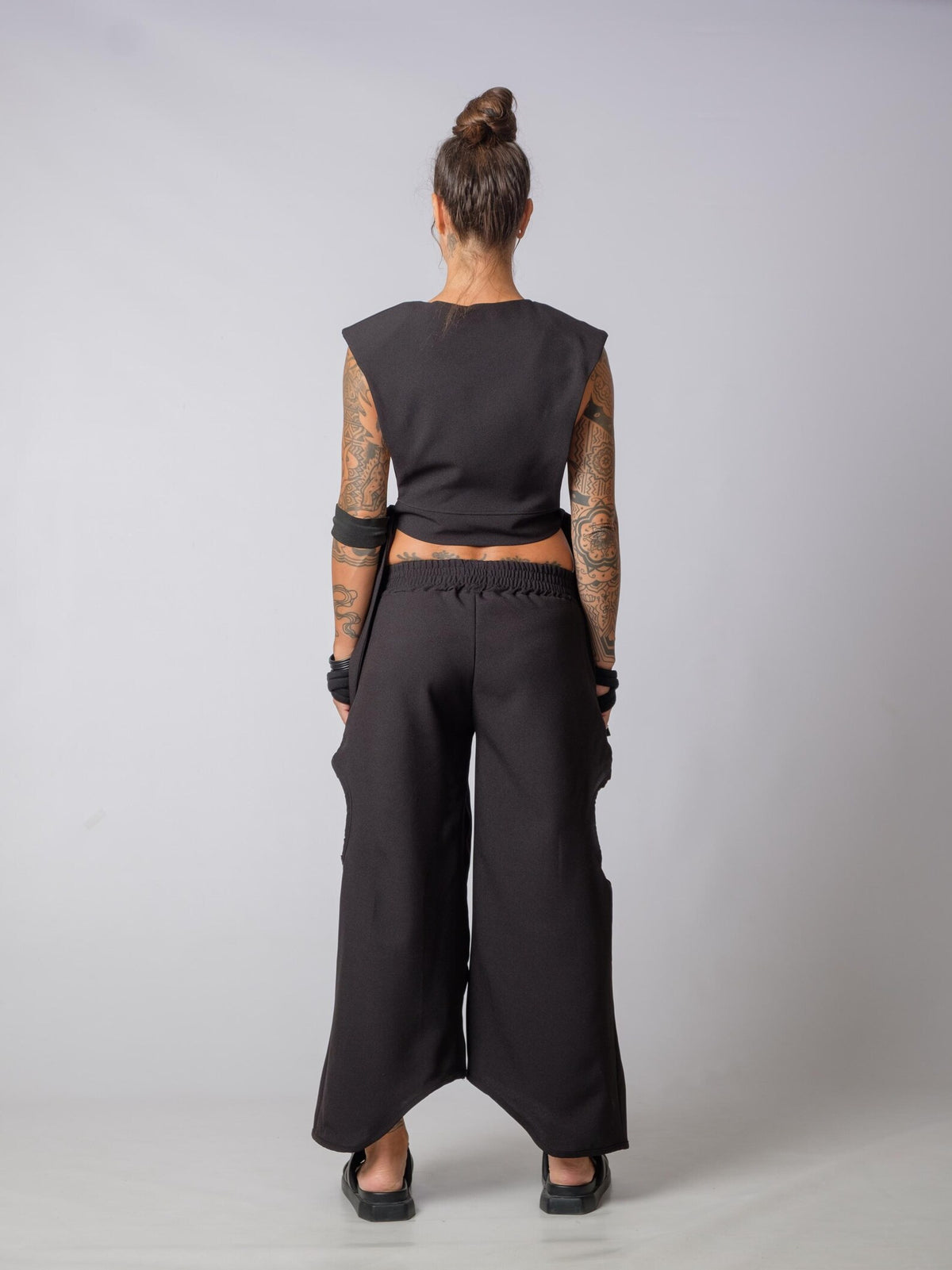 The Freya Futuristic Shoulder Pad Top